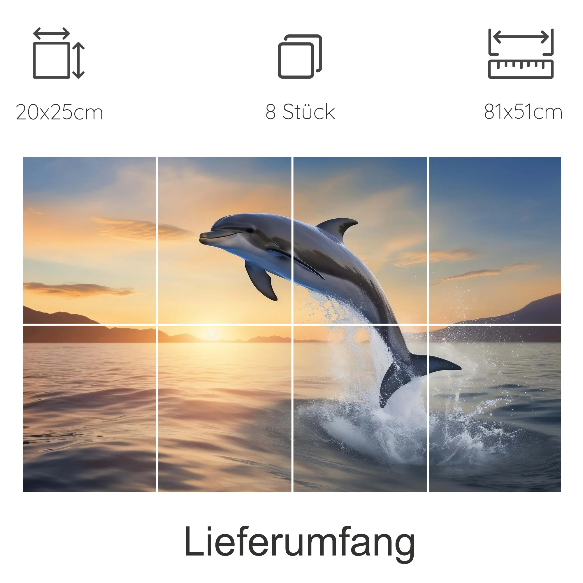 Fliesenaufkleber Delfin - Ein Sprung ins Glück - Image 6