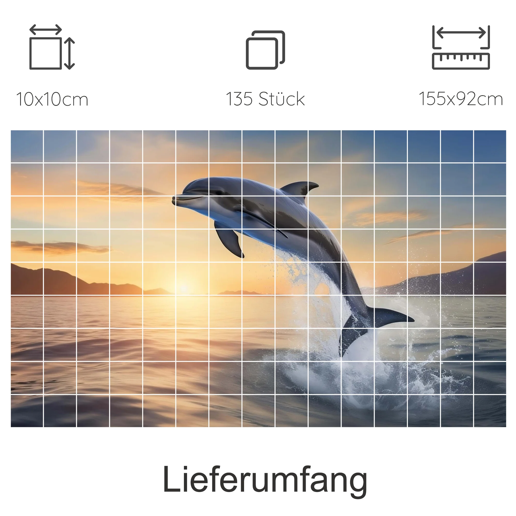 Fliesenaufkleber Delfin - Ein Sprung ins Glück - Image 7