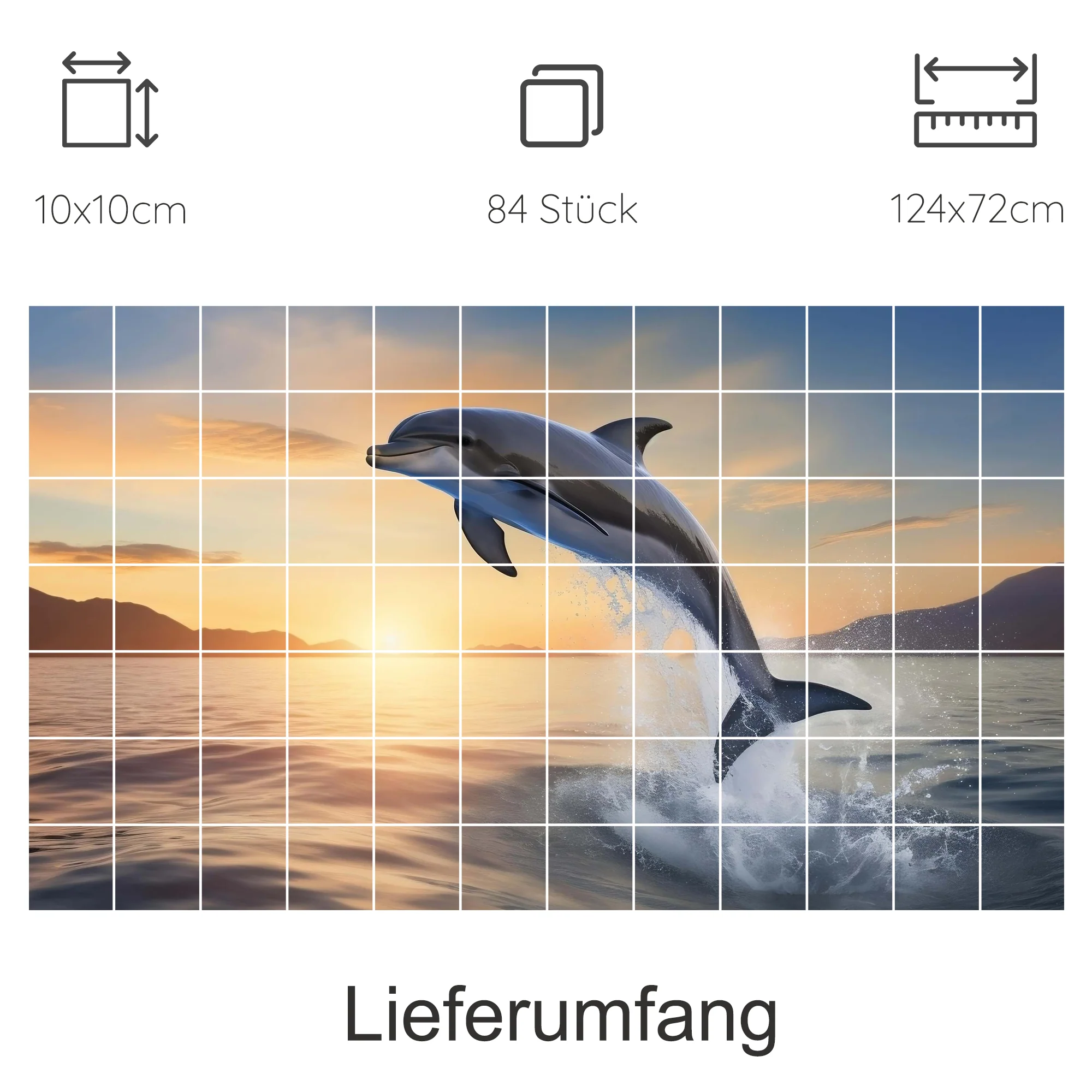 Fliesenaufkleber Delfin - Ein Sprung ins Glück - Image 8