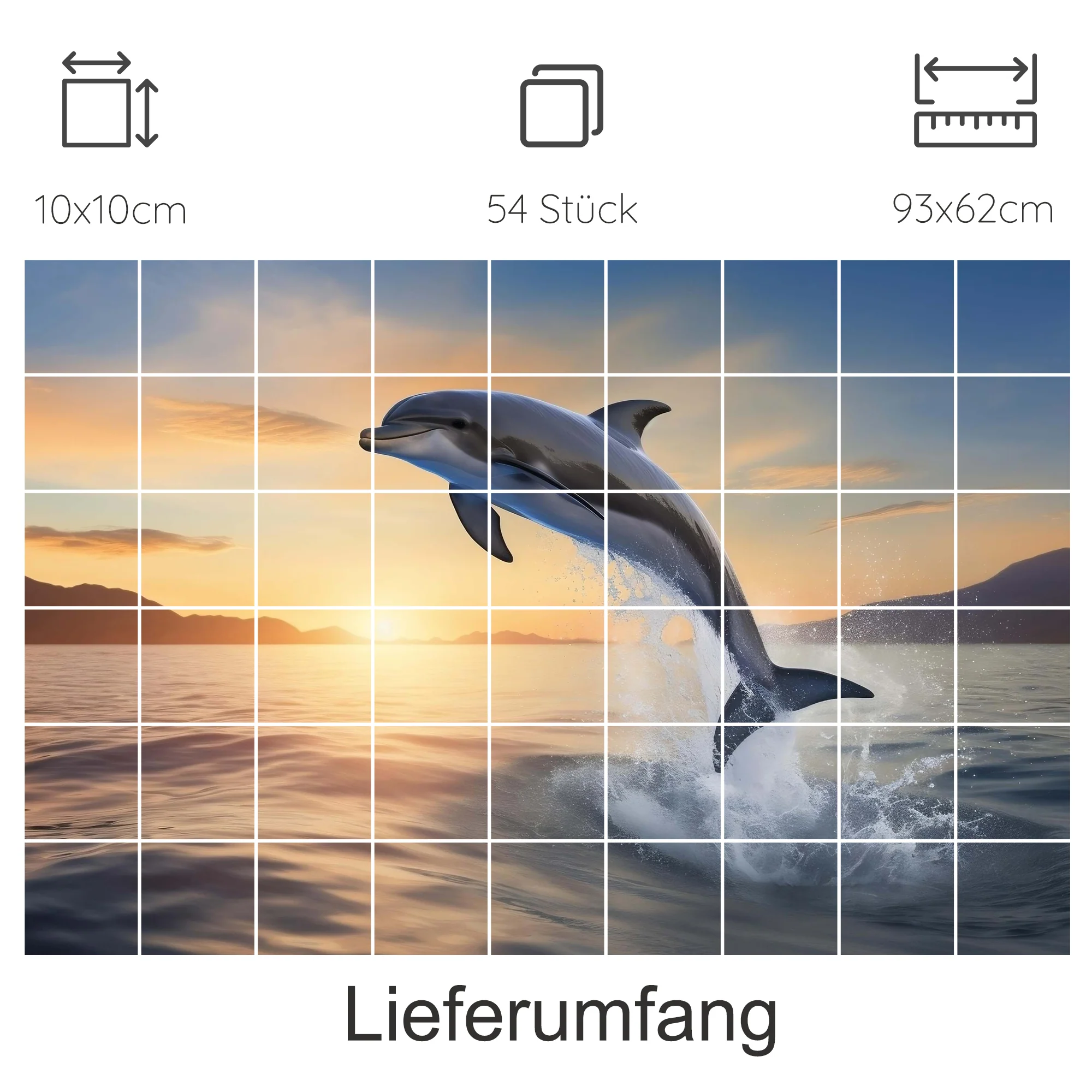 Fliesenaufkleber Delfin - Ein Sprung ins Glück - Image 9