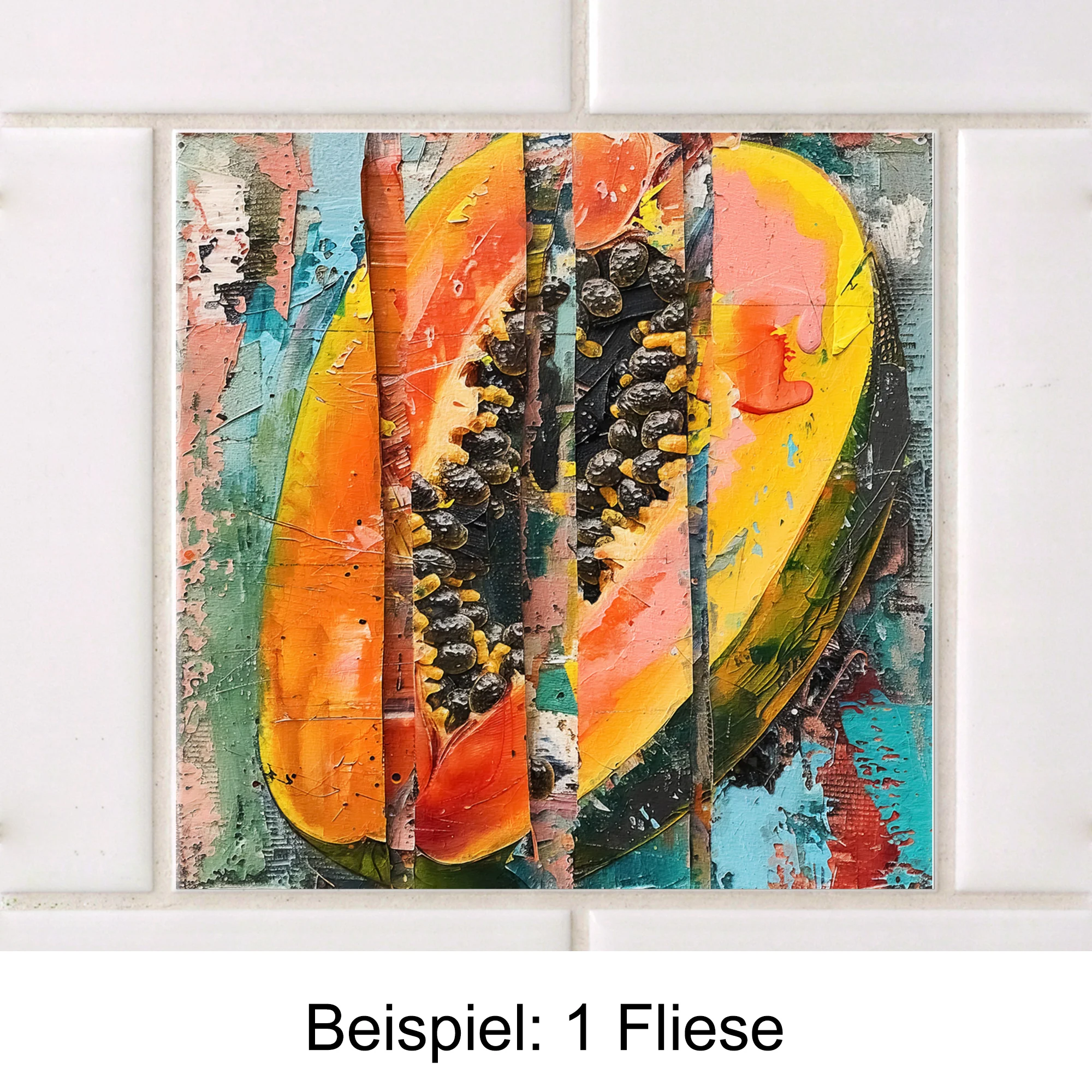 Fliesenaufkleber Fruchtmuster - Image 3