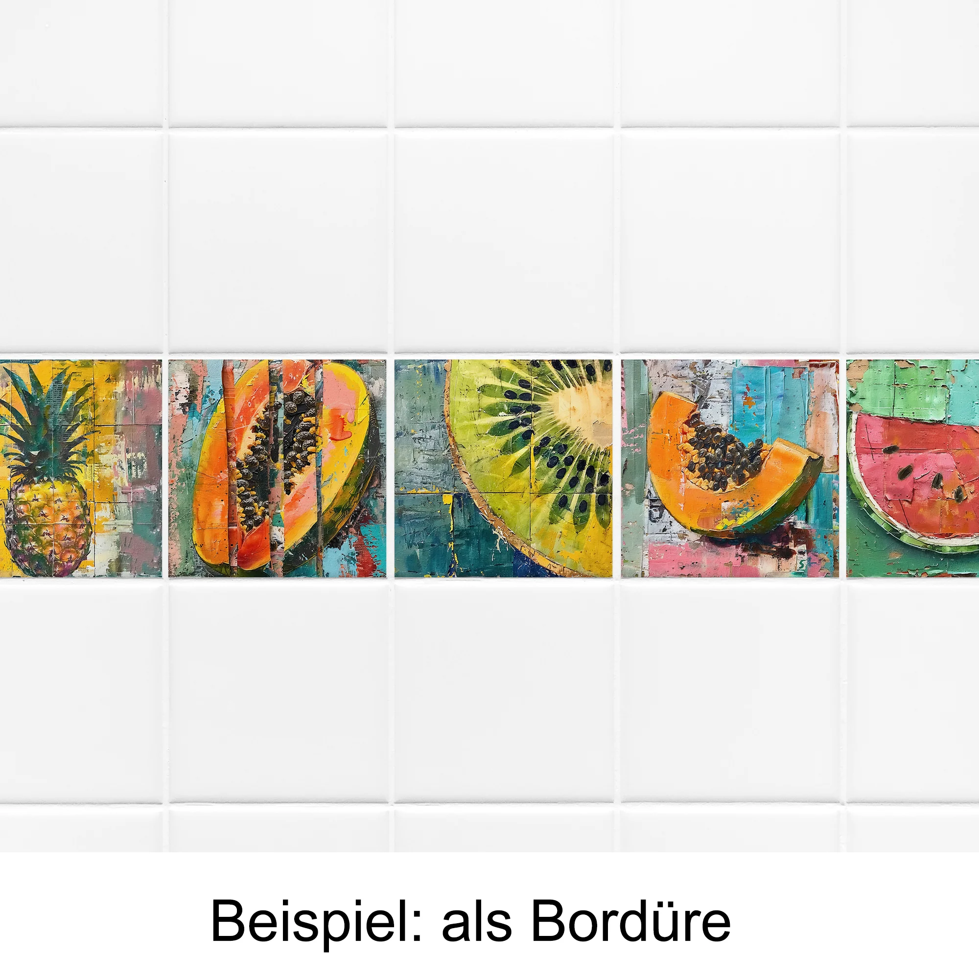 Fliesenaufkleber Fruchtmuster - Image 4