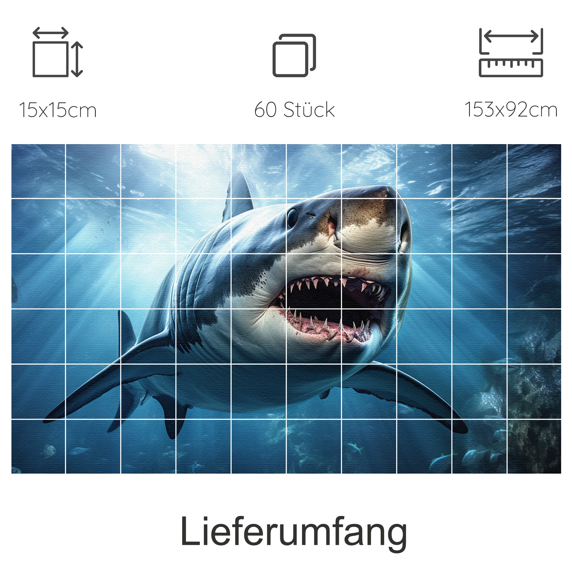 Fliesenaufkleber Hai - Ein Abenteuer für dein Zuhause - Image 10