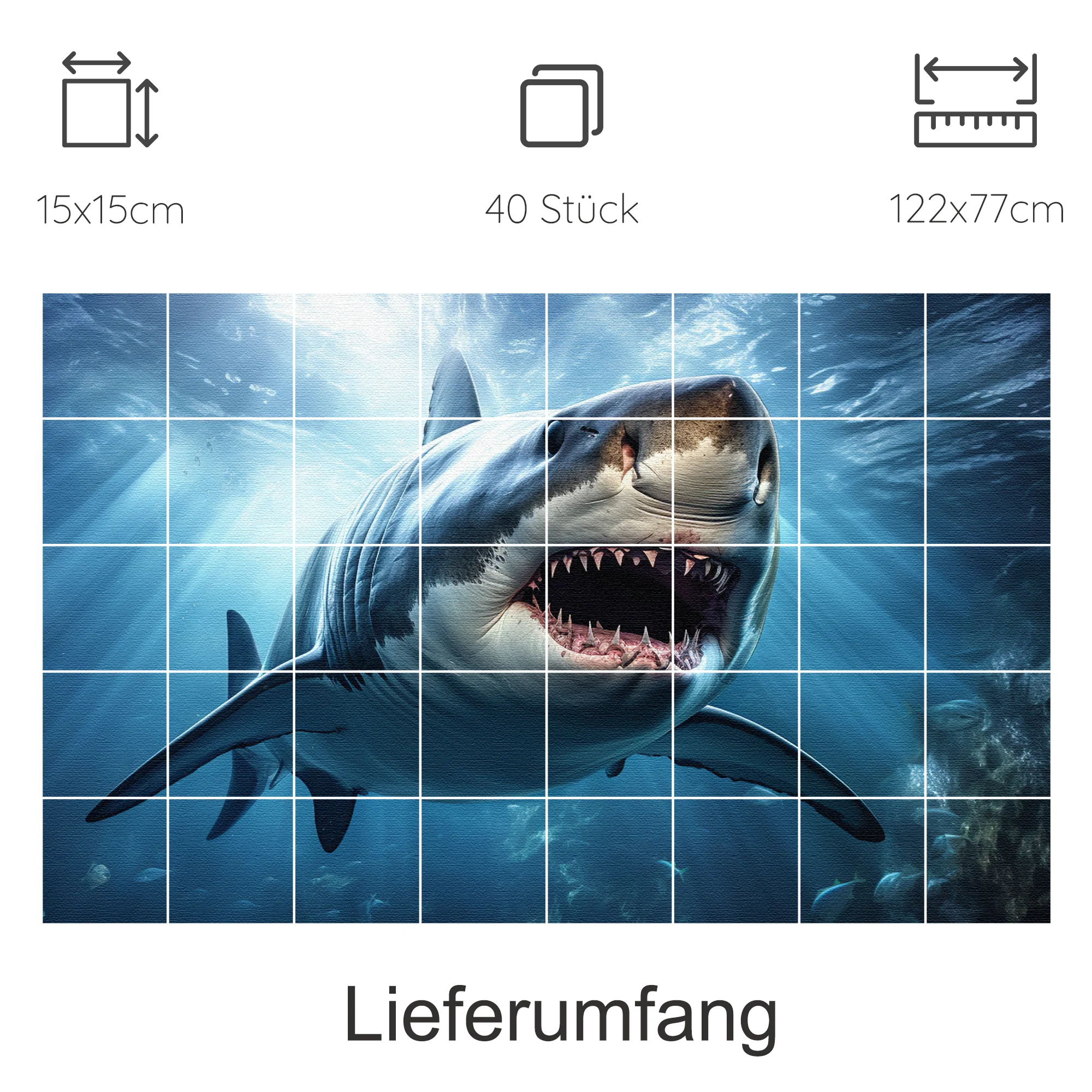 Fliesenaufkleber Hai - Ein Abenteuer für dein Zuhause - Image 11