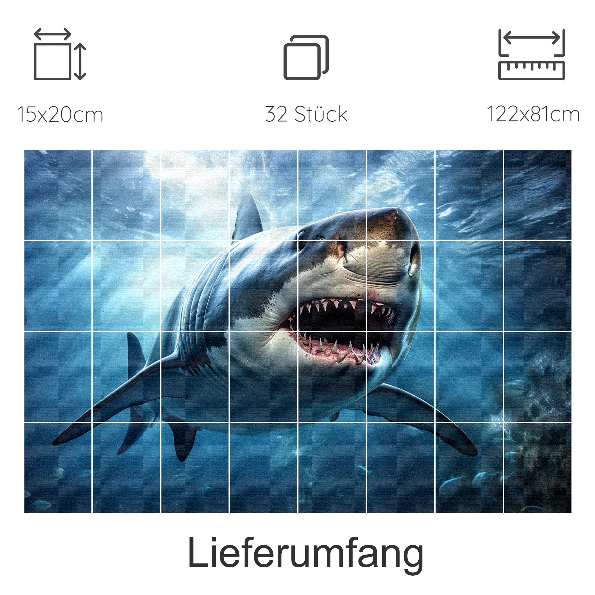 Fliesenaufkleber Hai - Ein Abenteuer für dein Zuhause - Image 14