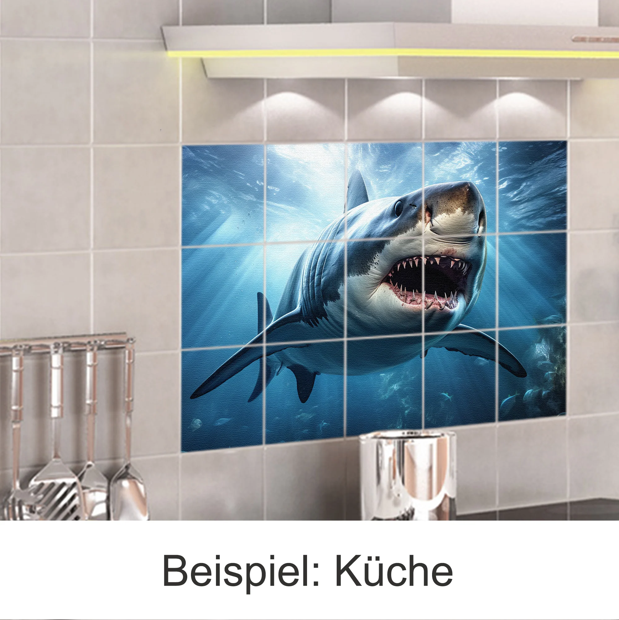 Fliesenaufkleber Hai - Ein Abenteuer für dein Zuhause - Image 5