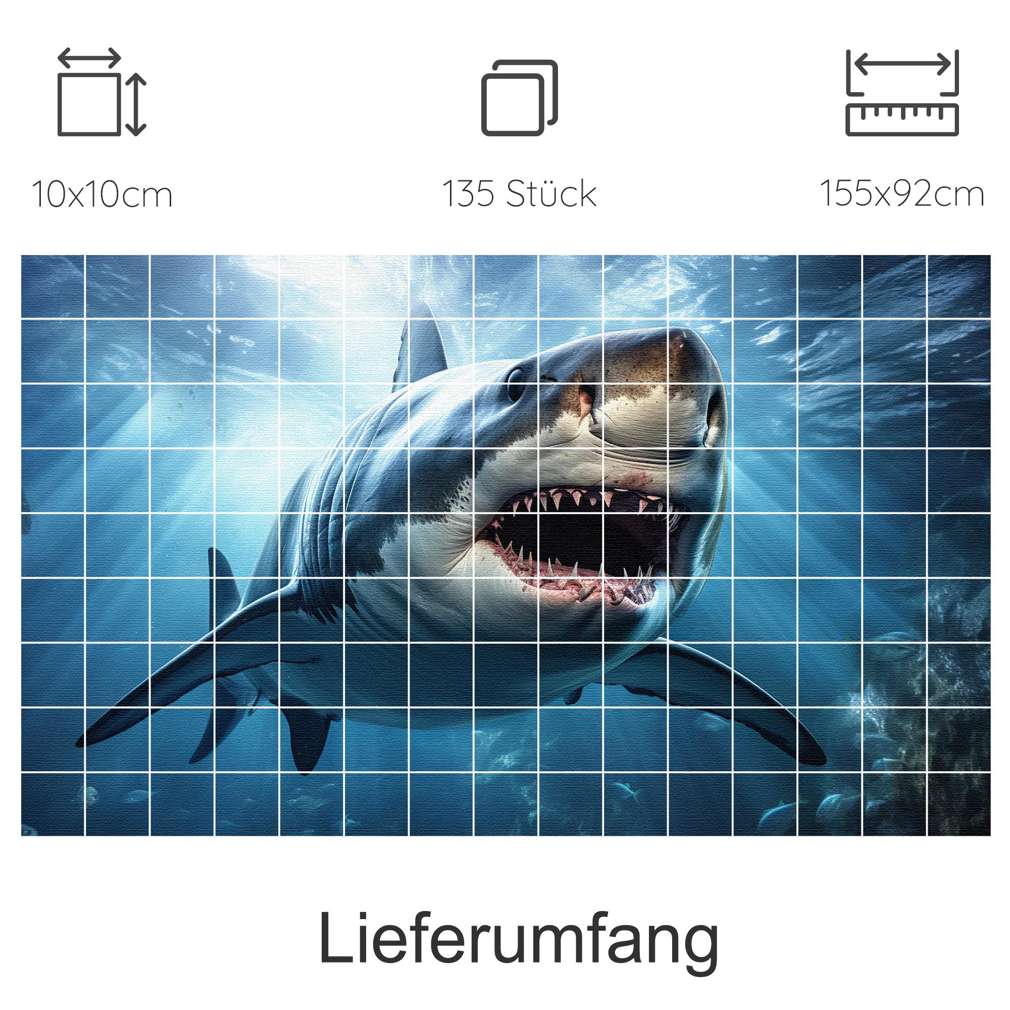 Fliesenaufkleber Hai - Ein Abenteuer für dein Zuhause - Image 7
