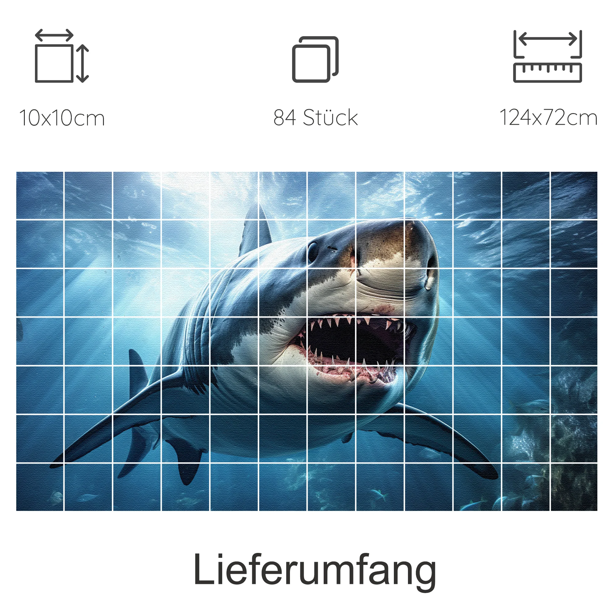 Fliesenaufkleber Hai - Ein Abenteuer für dein Zuhause - Image 8