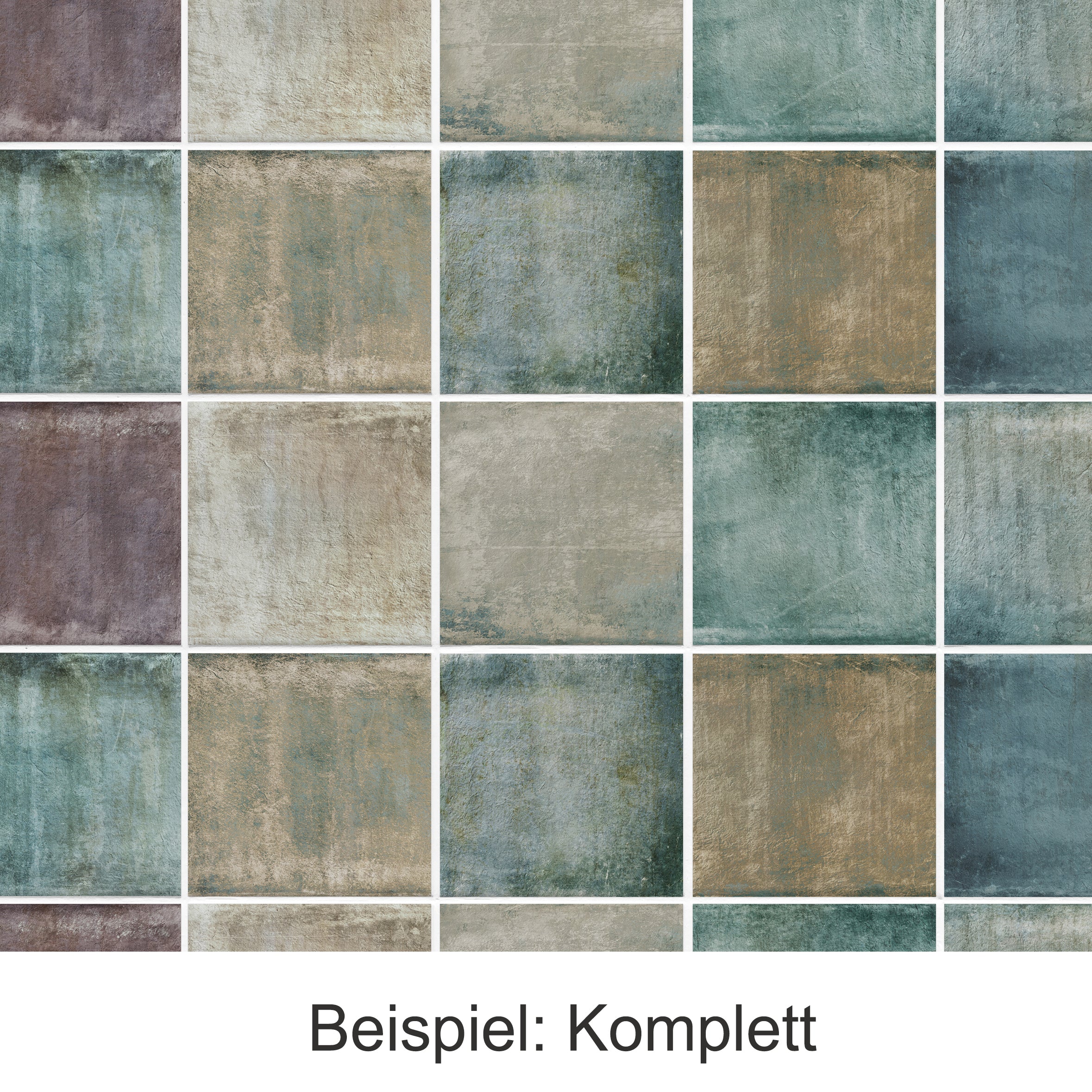 Fliesenaufkleber in Blau- und Grautönen - Image 5