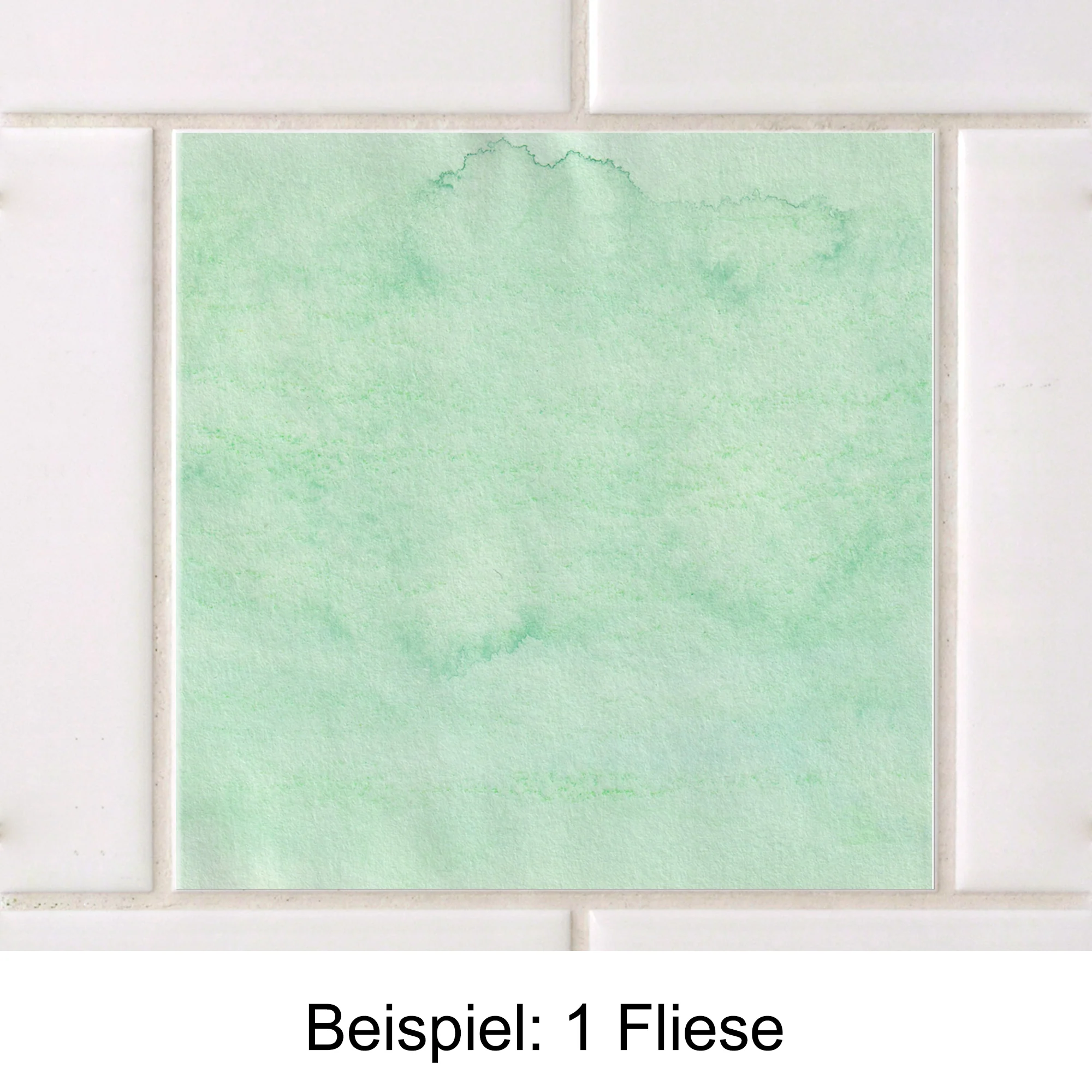 Fliesenaufkleber in grün - Image 3