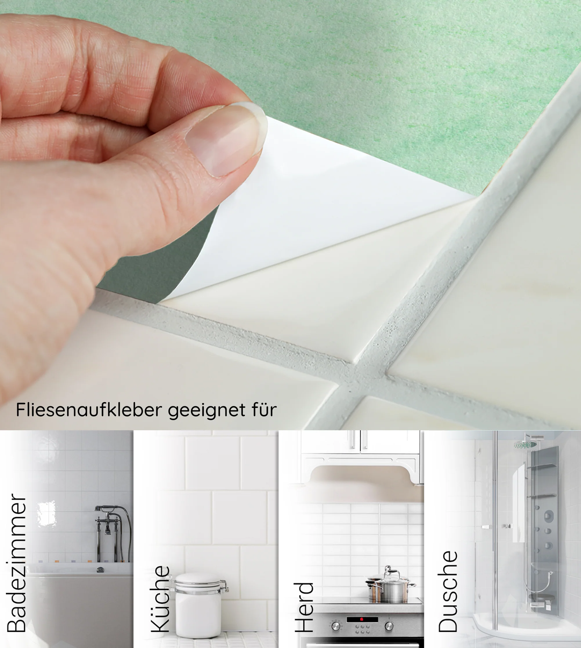 Fliesenaufkleber in grün - Image 7