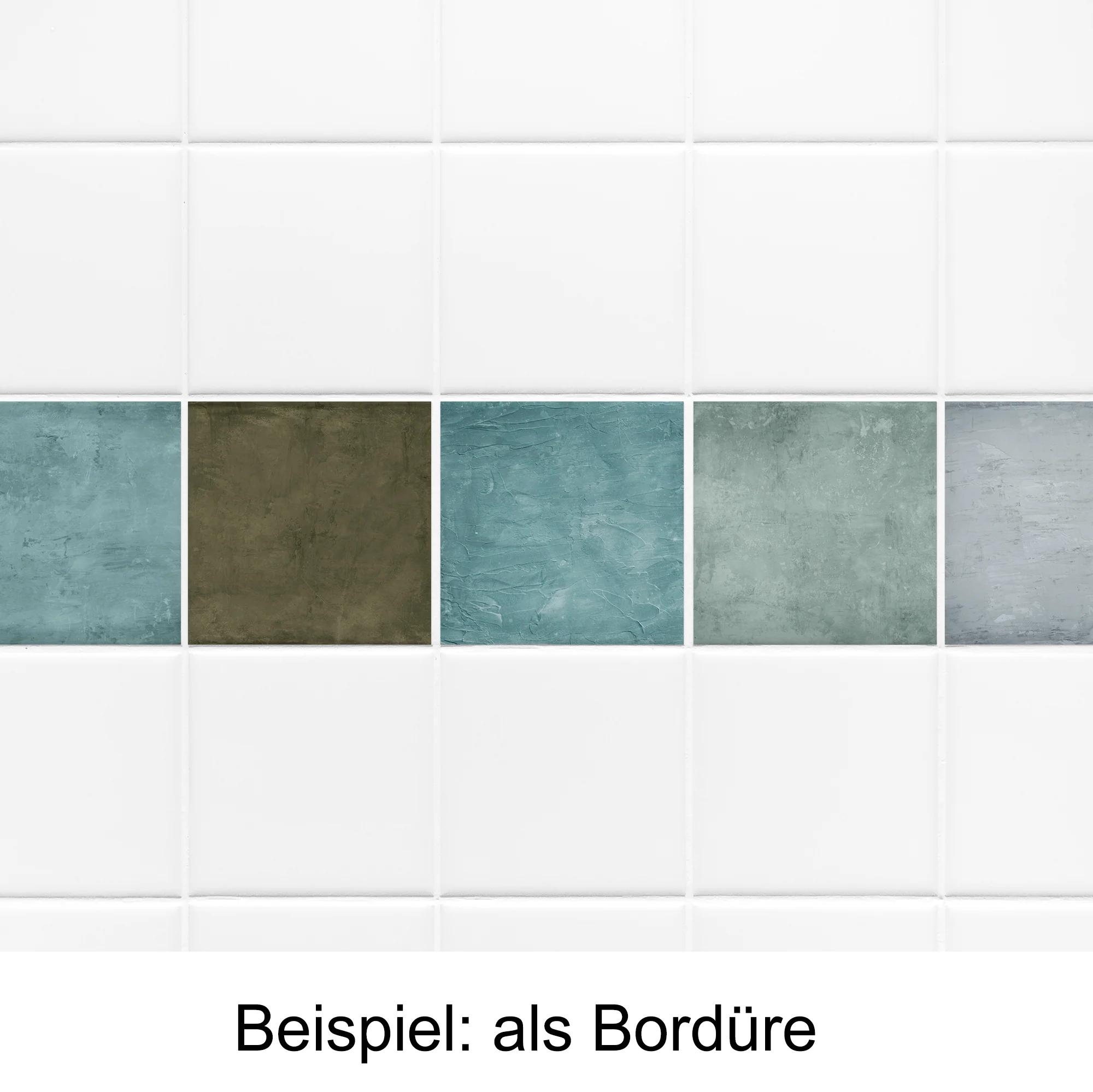 Fliesenaufkleber in sanften Grüntönen - Image 4