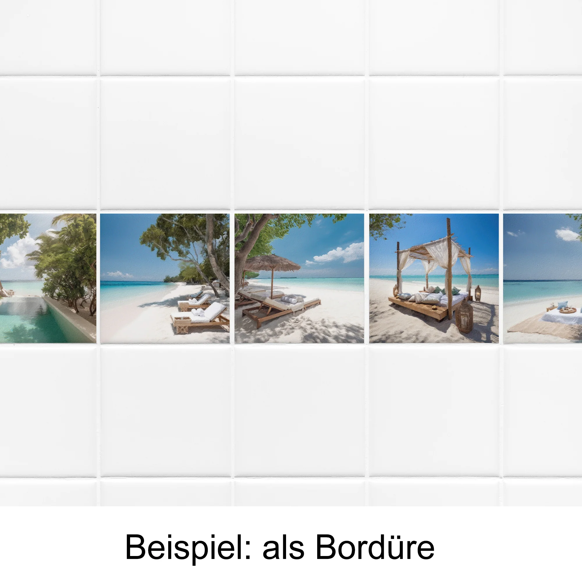 Fliesenaufkleber Karibikstrand - Image 4