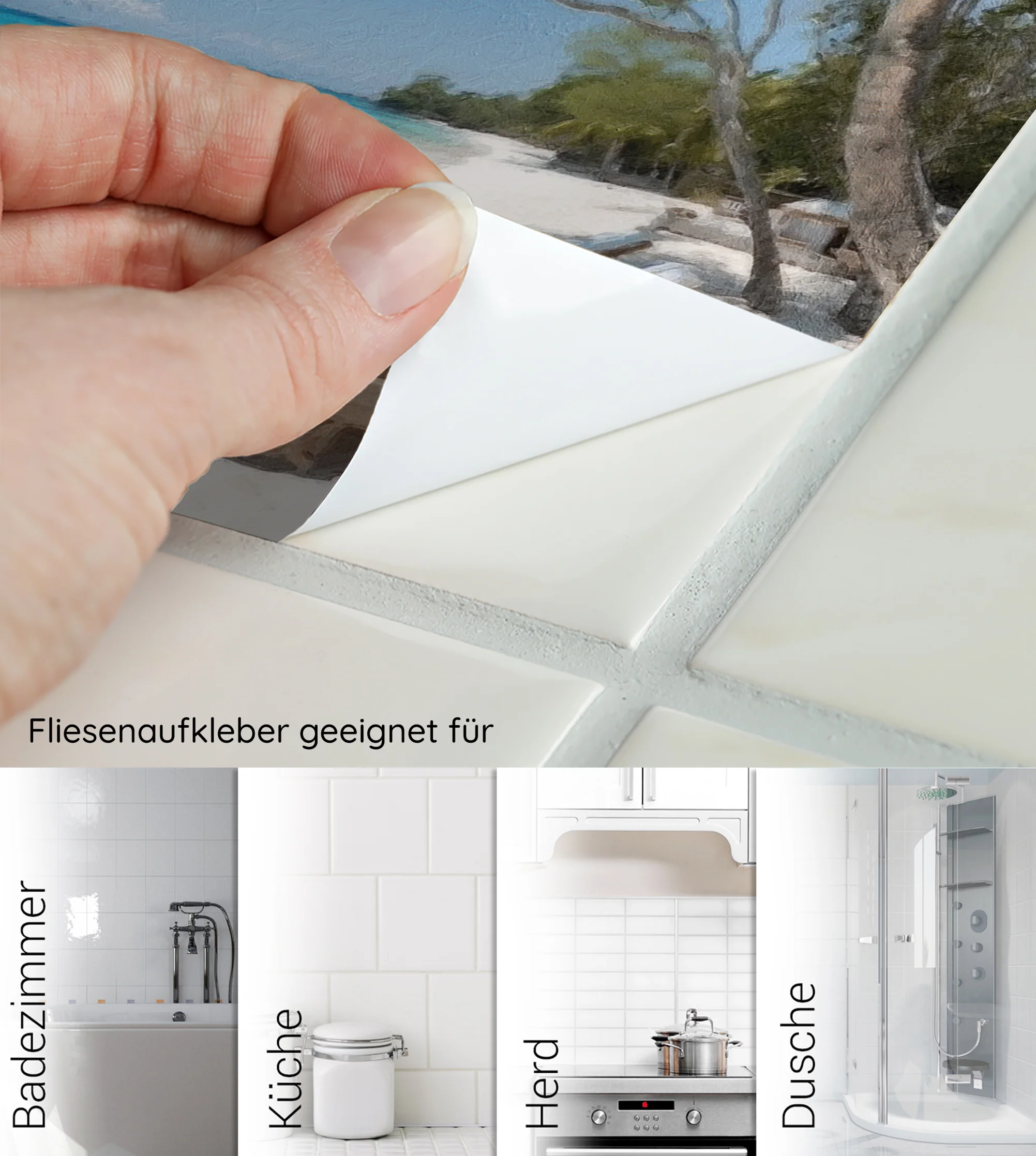 Fliesenaufkleber Karibikstrand - Image 6