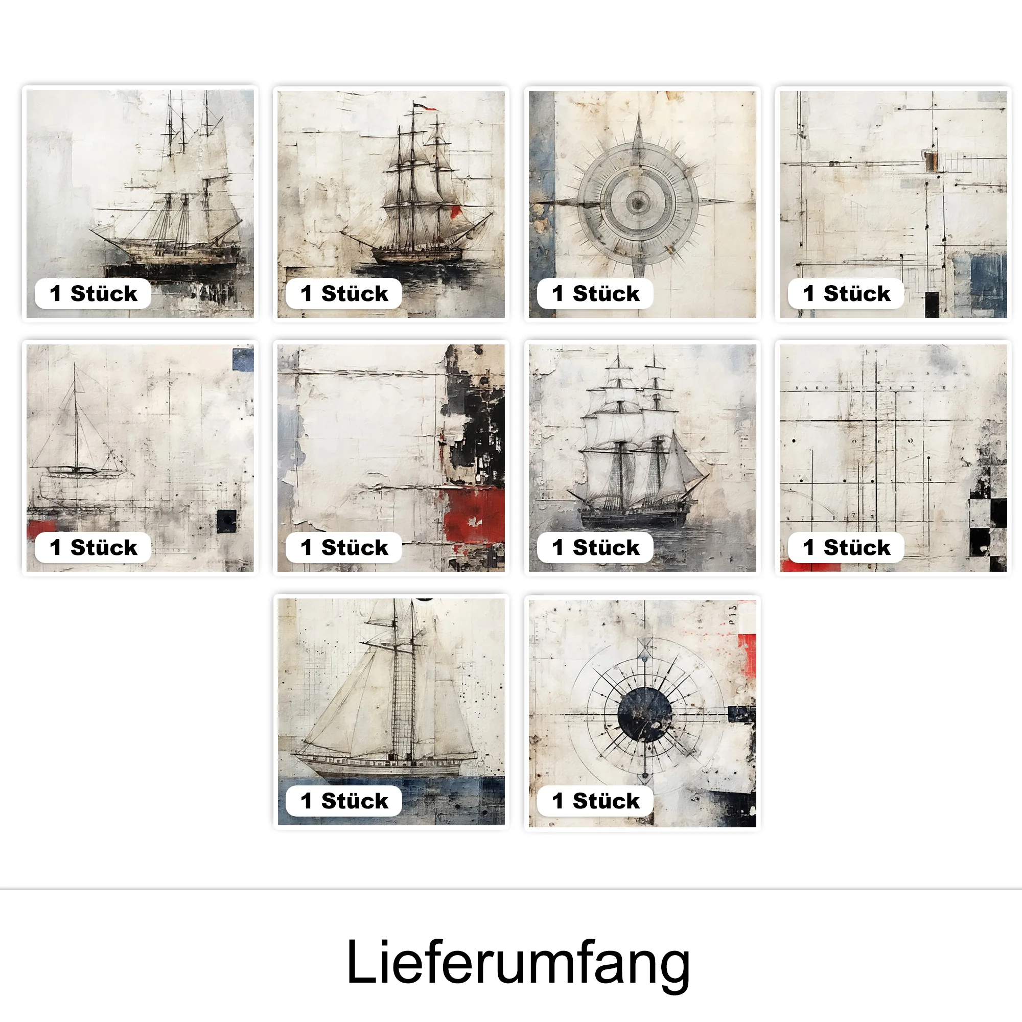 Fliesenaufkleber Kompass - Image 2