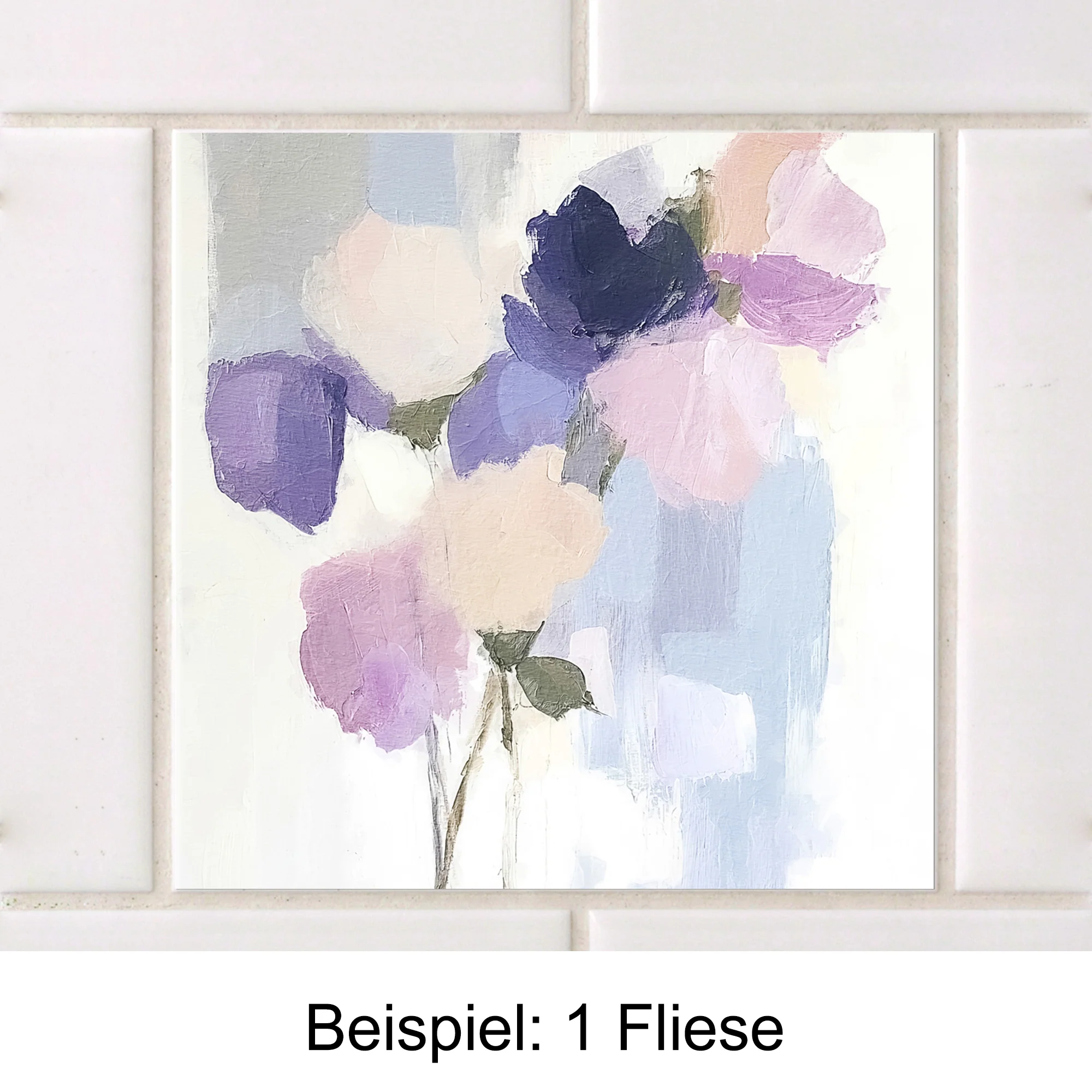 Fliesenaufkleber mit floralen Motiven - Image 3