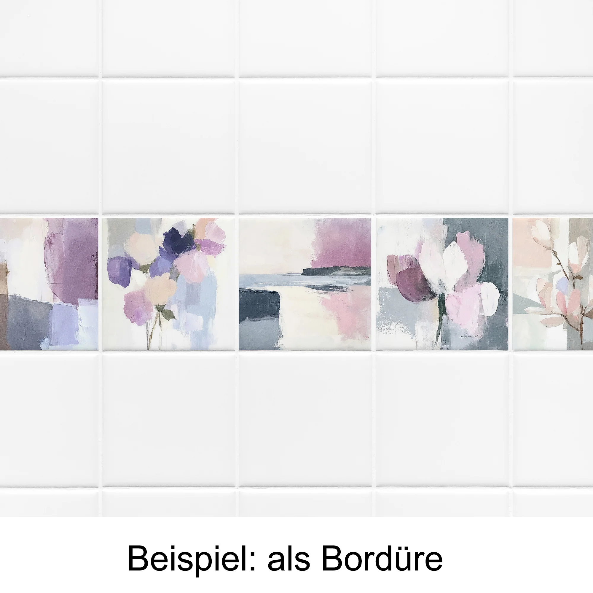 Fliesenaufkleber mit floralen Motiven - Image 4