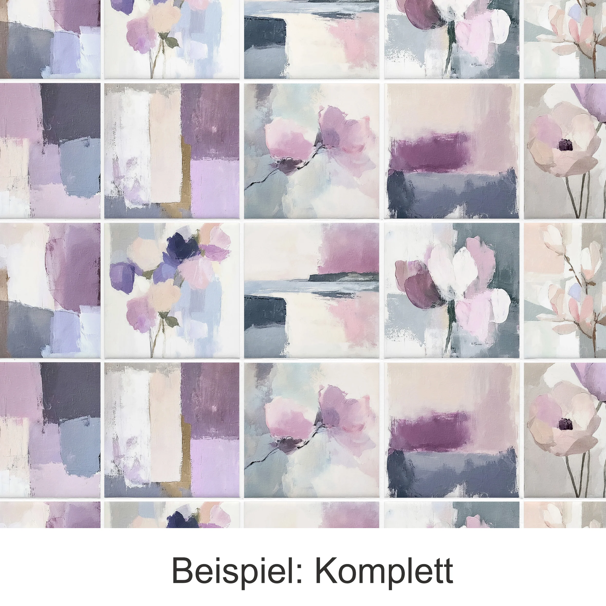 Fliesenaufkleber mit floralen Motiven - Image 5