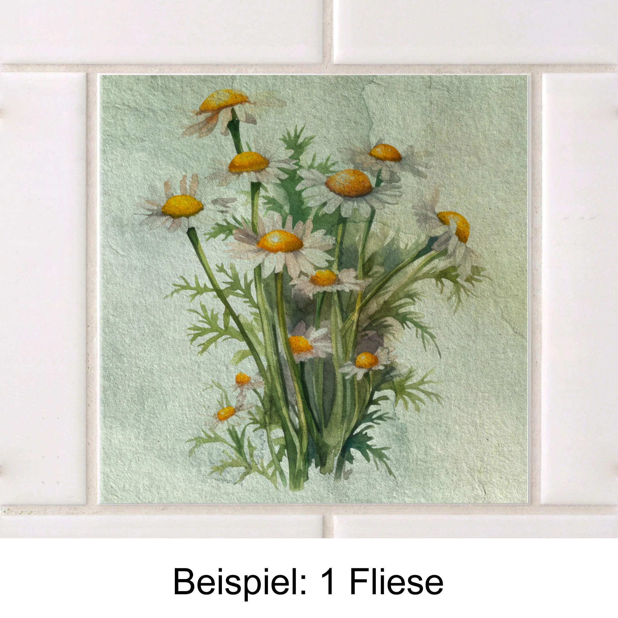 Fliesenaufkleber mit floralen Motiven - Image 3