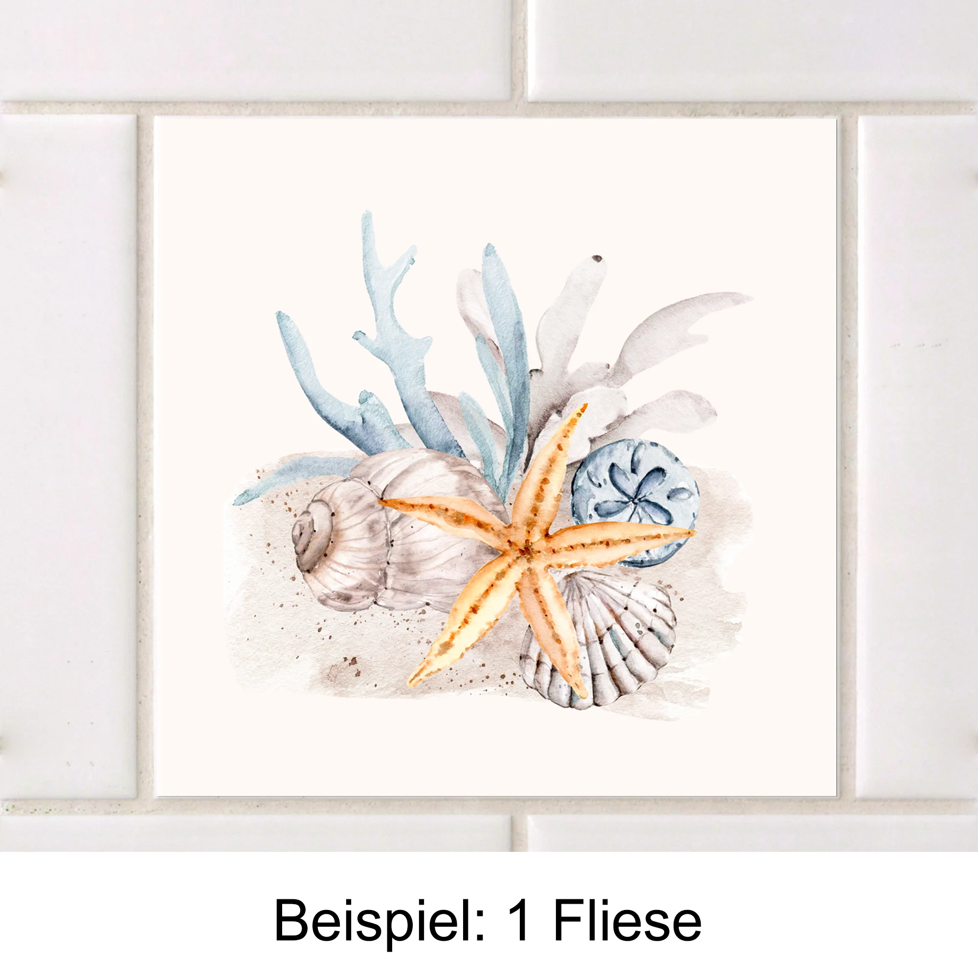 Fliesenaufkleber Möwe auf Steinen - Image 3