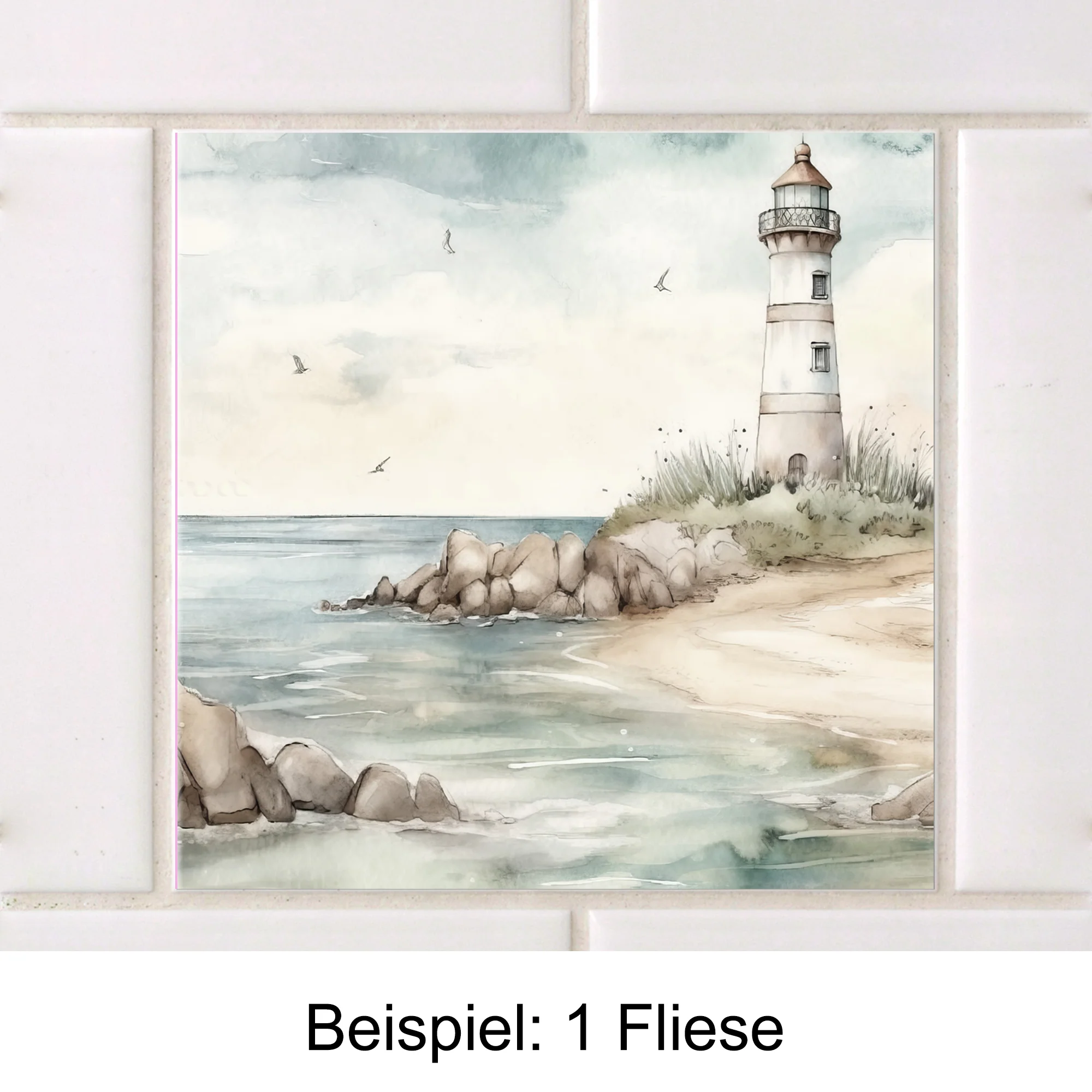 Fliesenaufkleber Möwe - Image 3