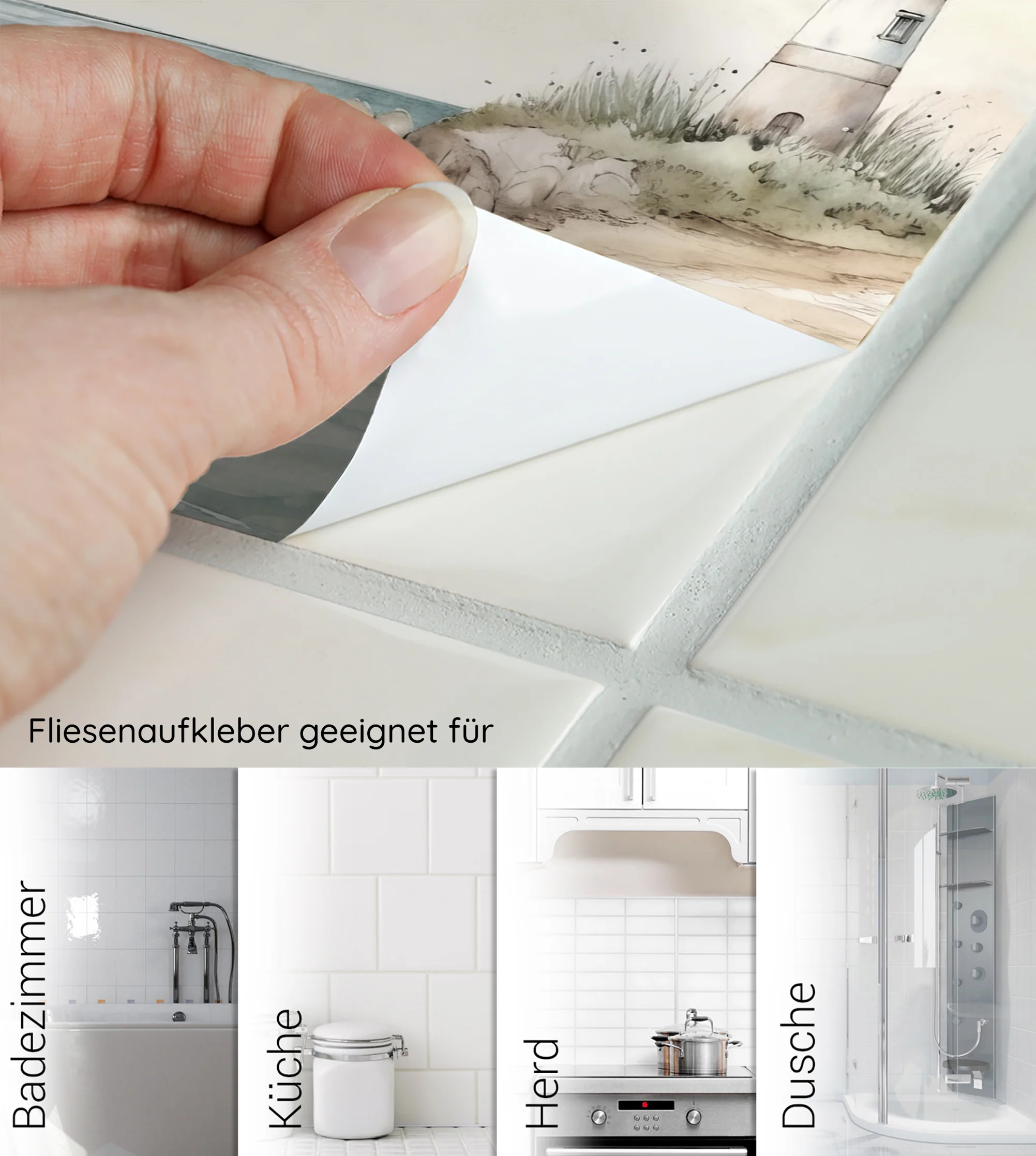 Fliesenaufkleber Möwe - Image 6