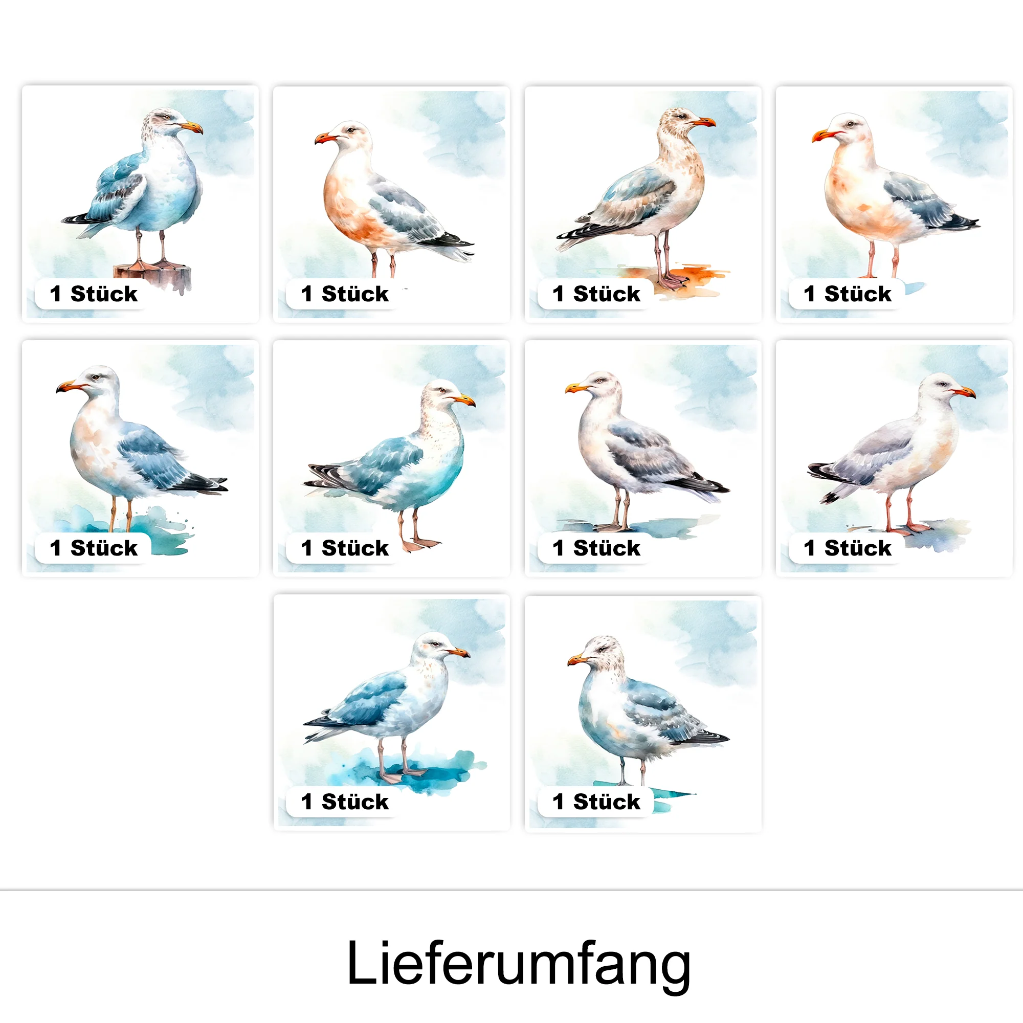 Fliesenaufkleber Möwe - Image 2