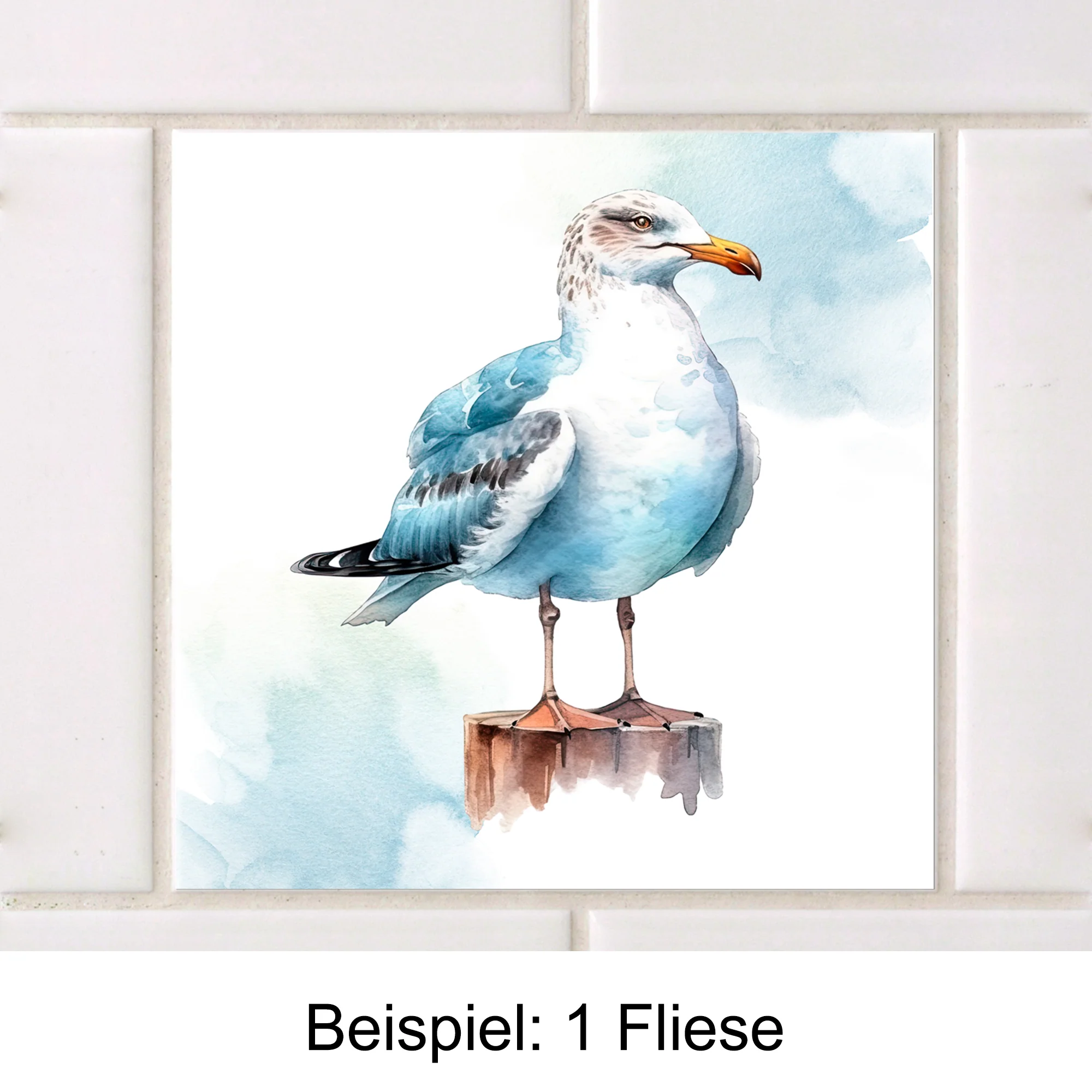Fliesenaufkleber Möwe - Image 3