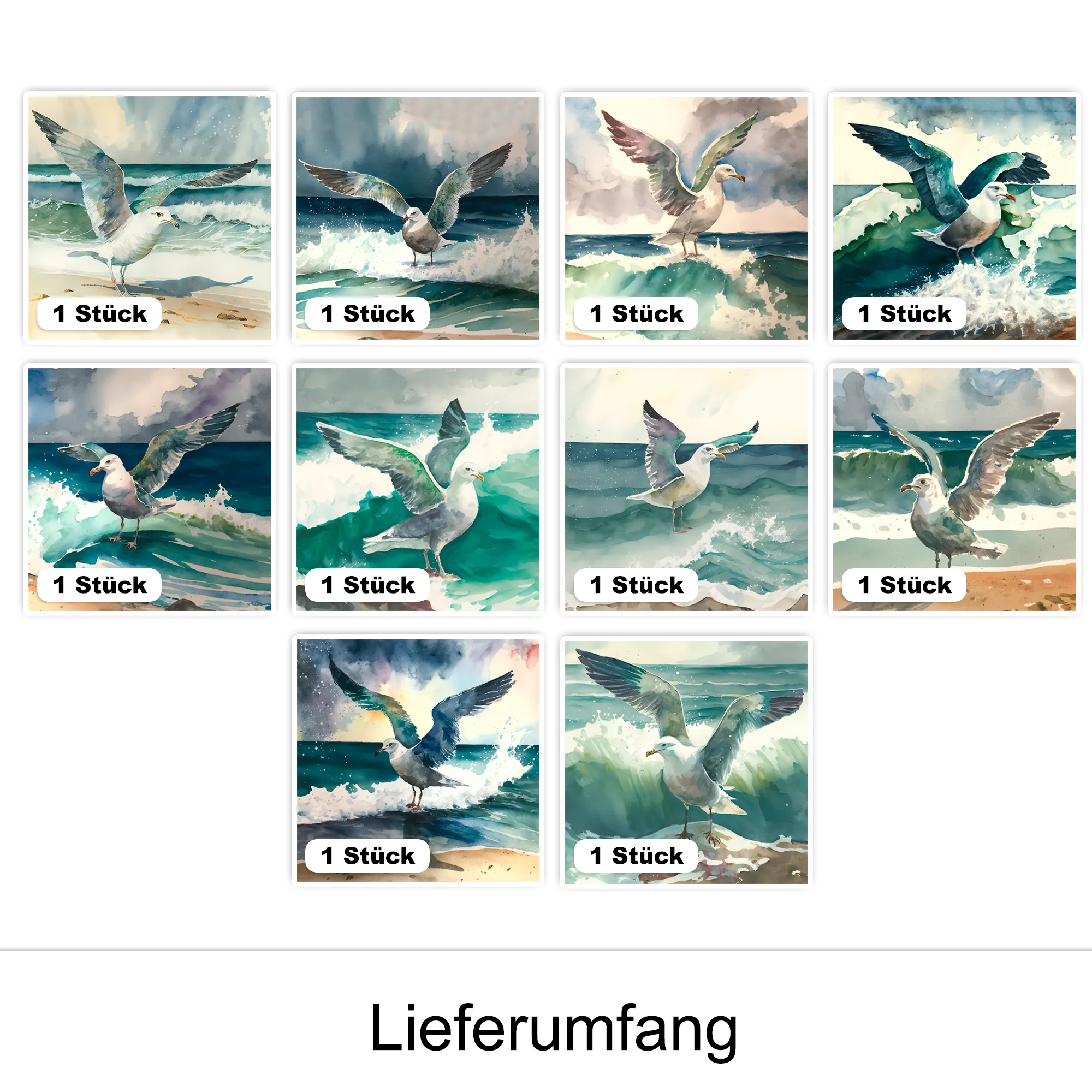 Fliesenaufkleber Möwe - Image 2