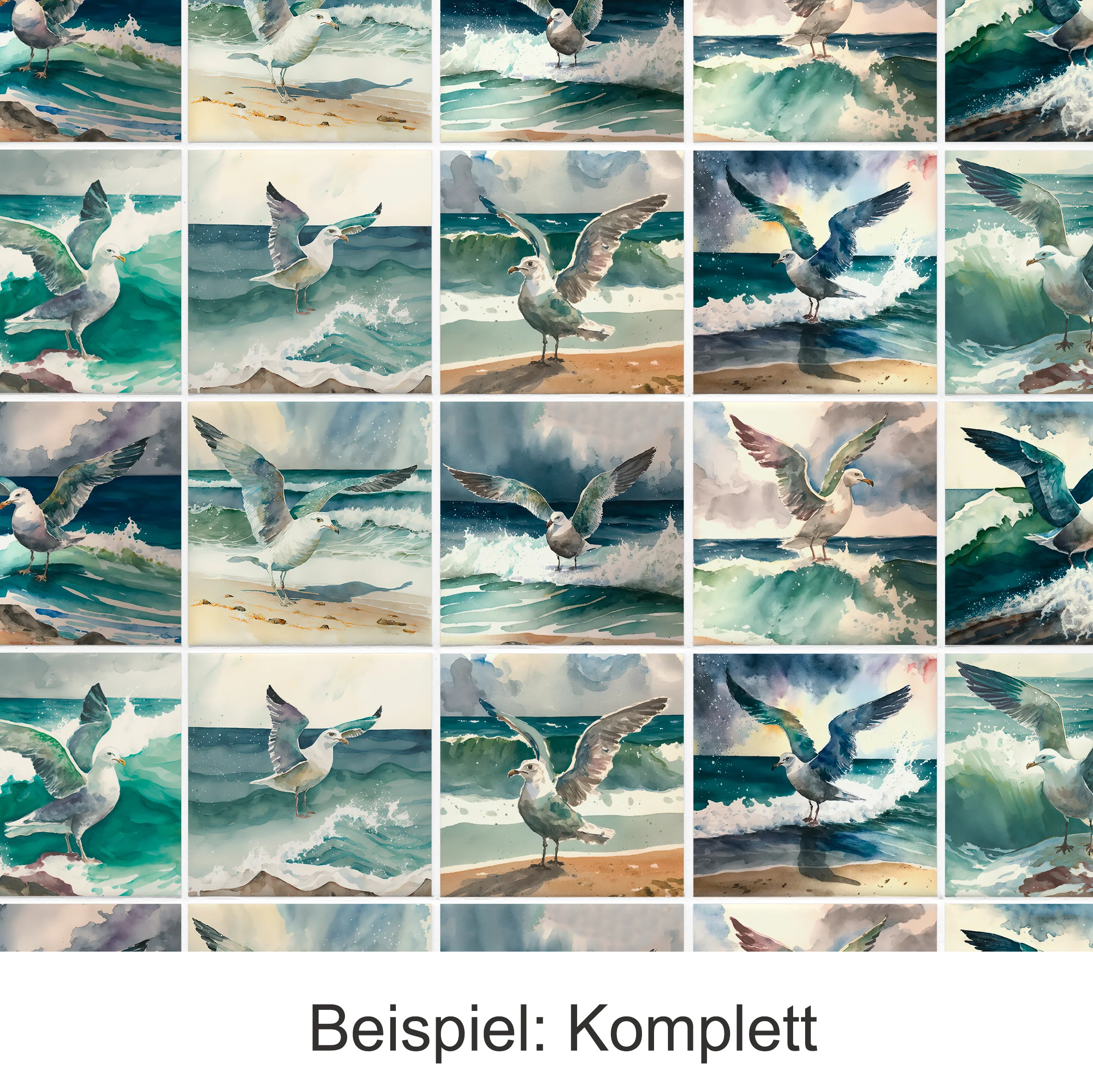 Fliesenaufkleber Möwe - Image 5