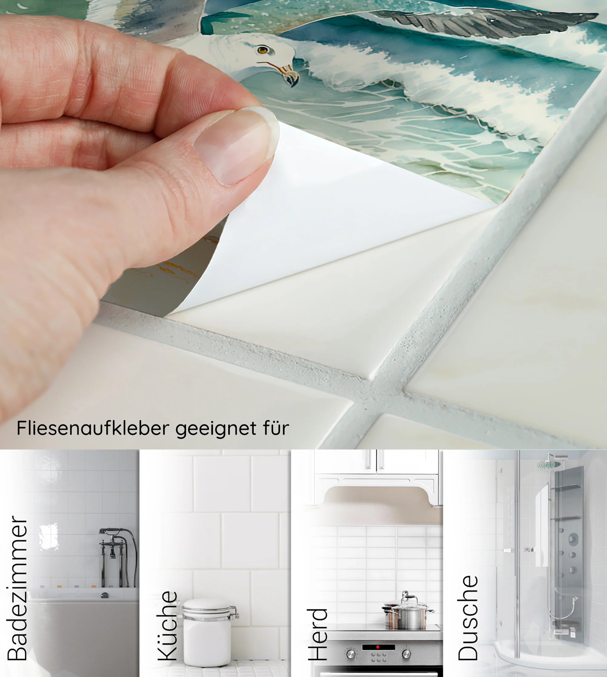 Fliesenaufkleber Möwe - Image 6