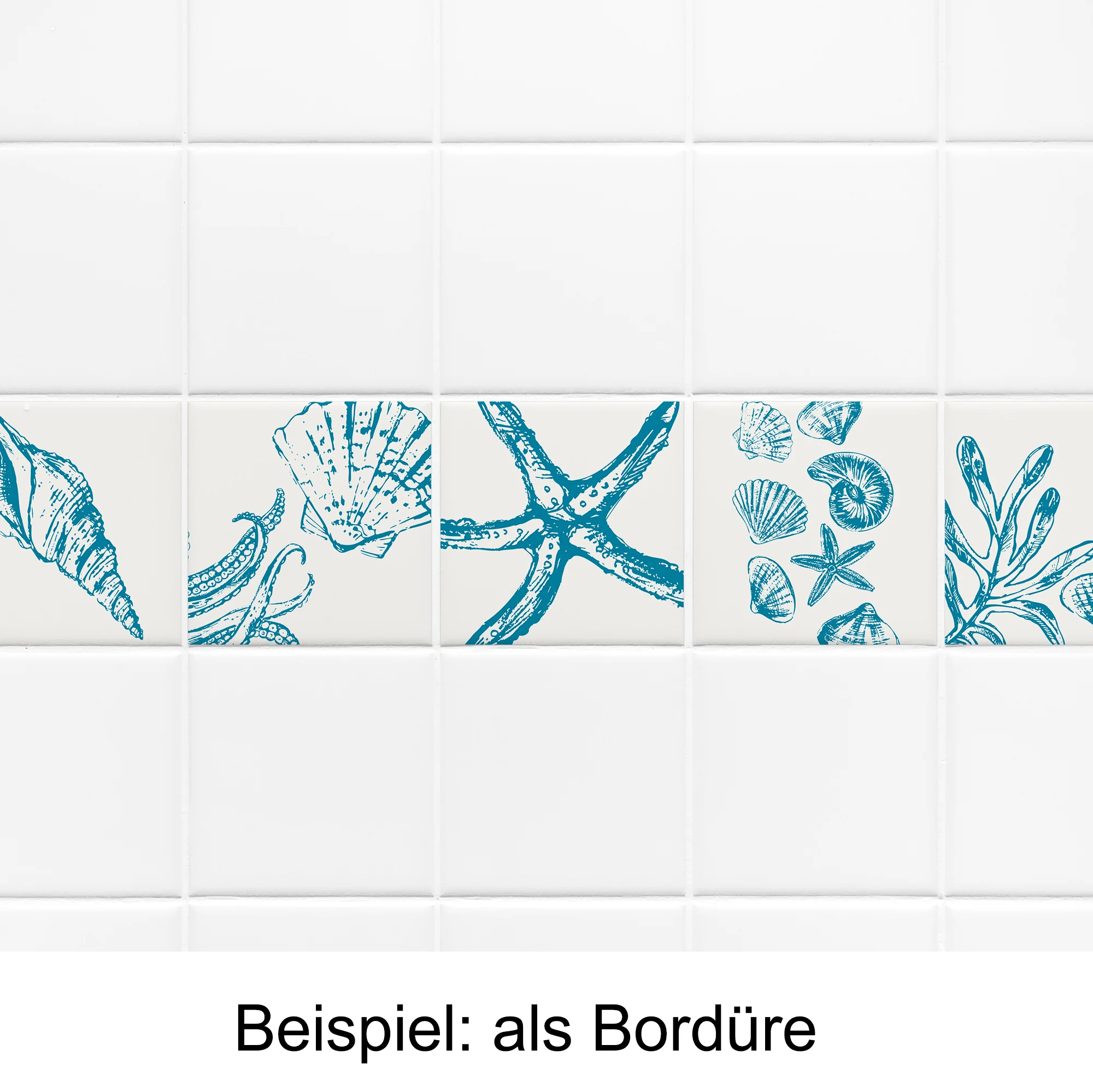 Fliesenaufkleber Muschel-Motiv - Image 4
