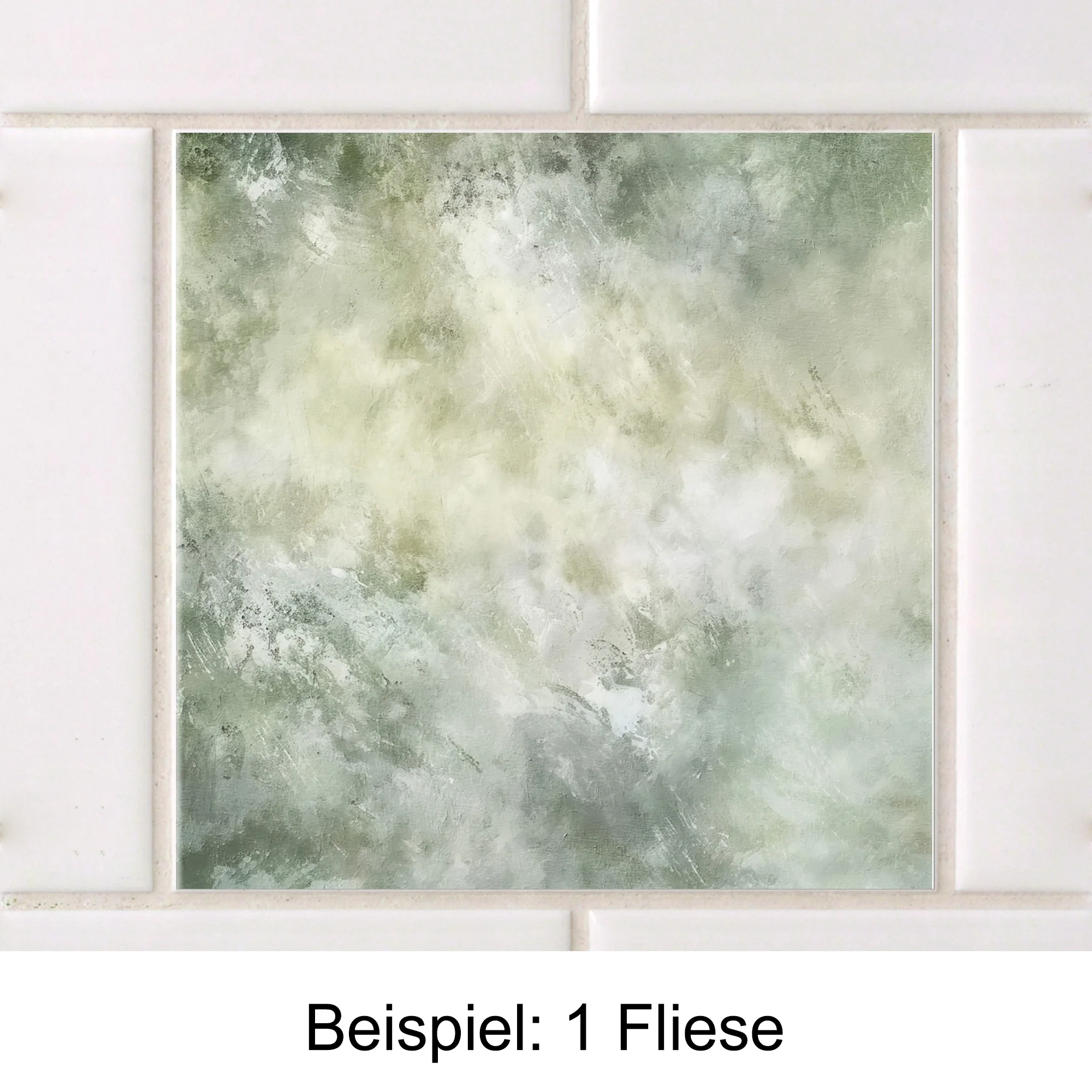 Fliesenaufkleber Salbeigrün - Image 4