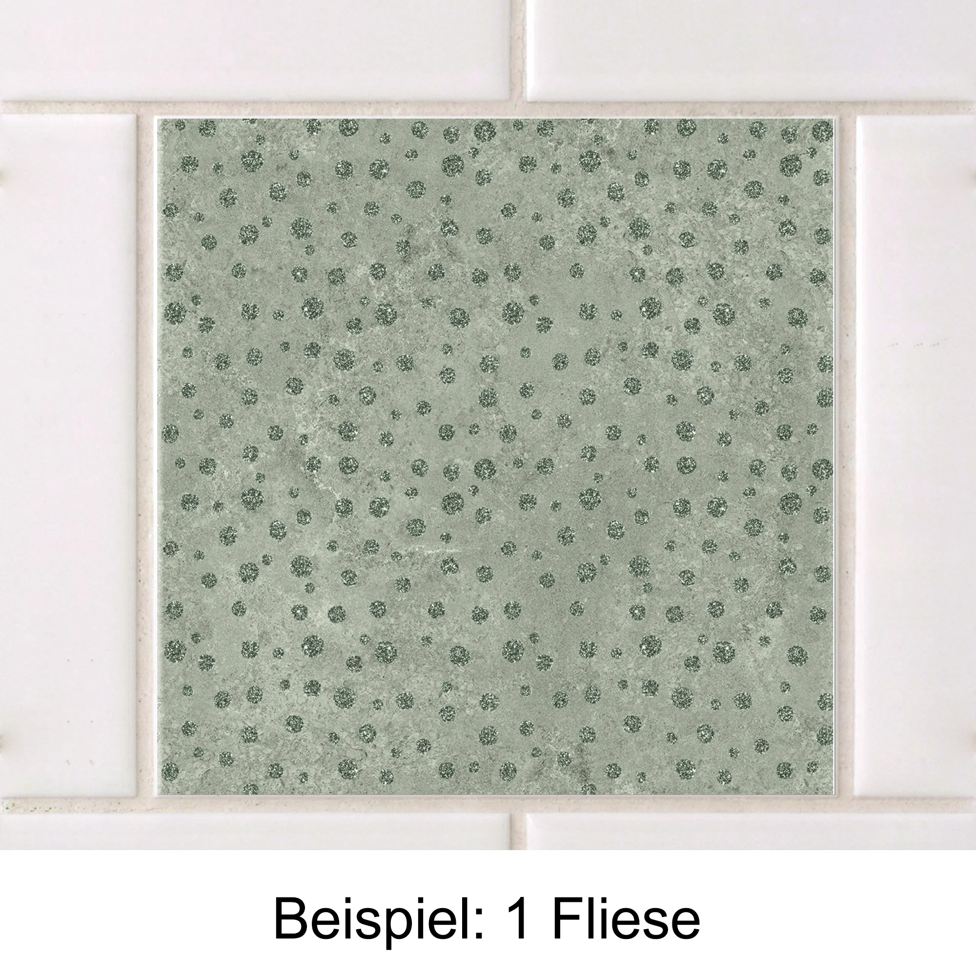 Fliesenaufkleber Ornament - Grüner Charme - Image 3