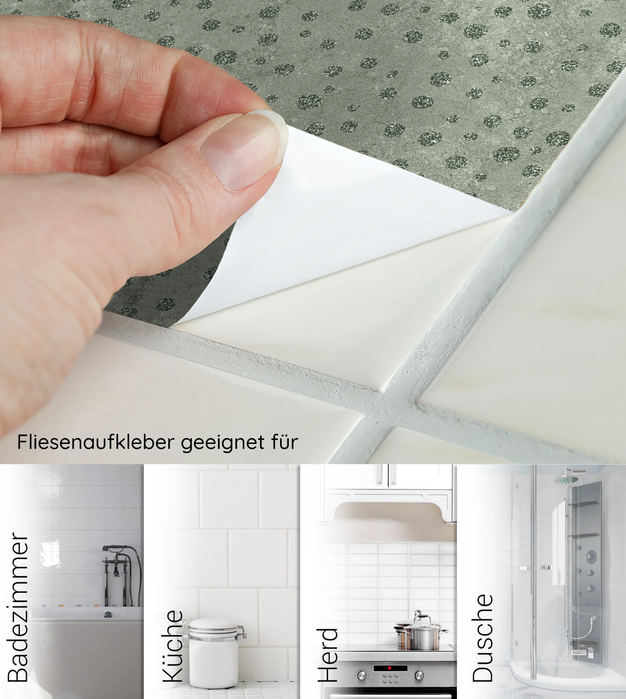 Fliesenaufkleber Ornament - Grüner Charme - Image 6