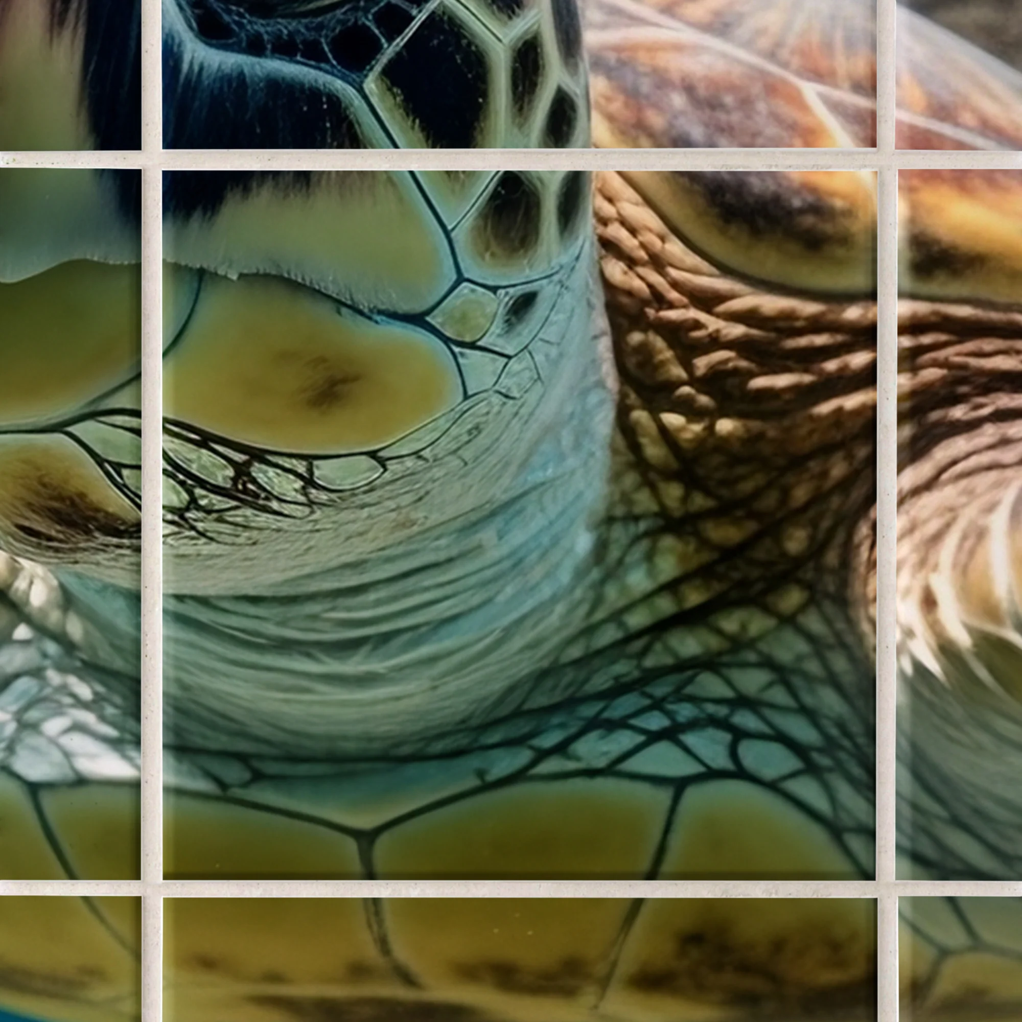 Fliesenaufkleber Schildkröte - Ein Hauch von Meeresspaß - Image 2