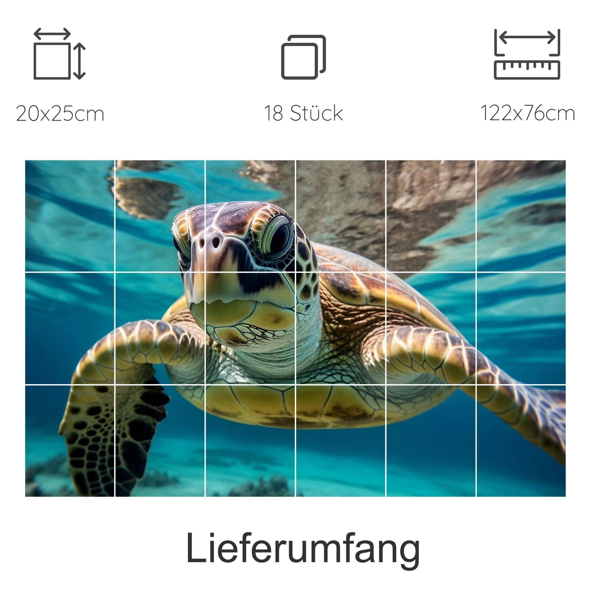 Fliesenaufkleber Schildkröte - Ein Hauch von Meeresspaß - Image 20