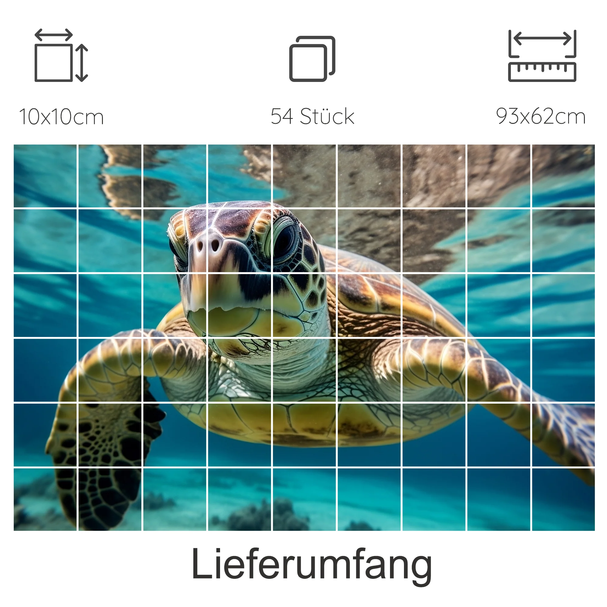 Fliesenaufkleber Schildkröte - Ein Hauch von Meeresspaß - Image 9