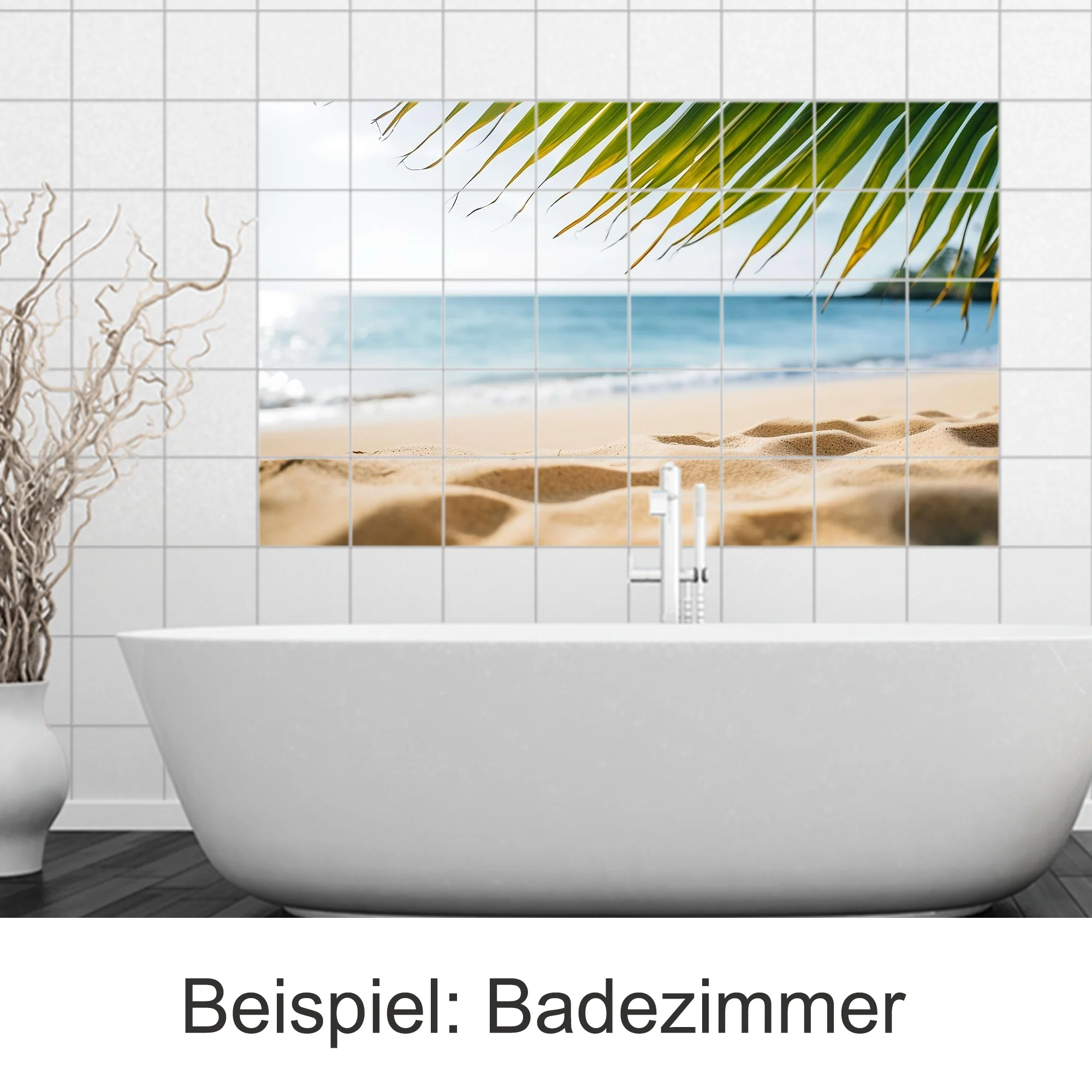 Fliesenaufkleber Strandblick - Urlaubsfeeling für dein Zuhause - Image 4