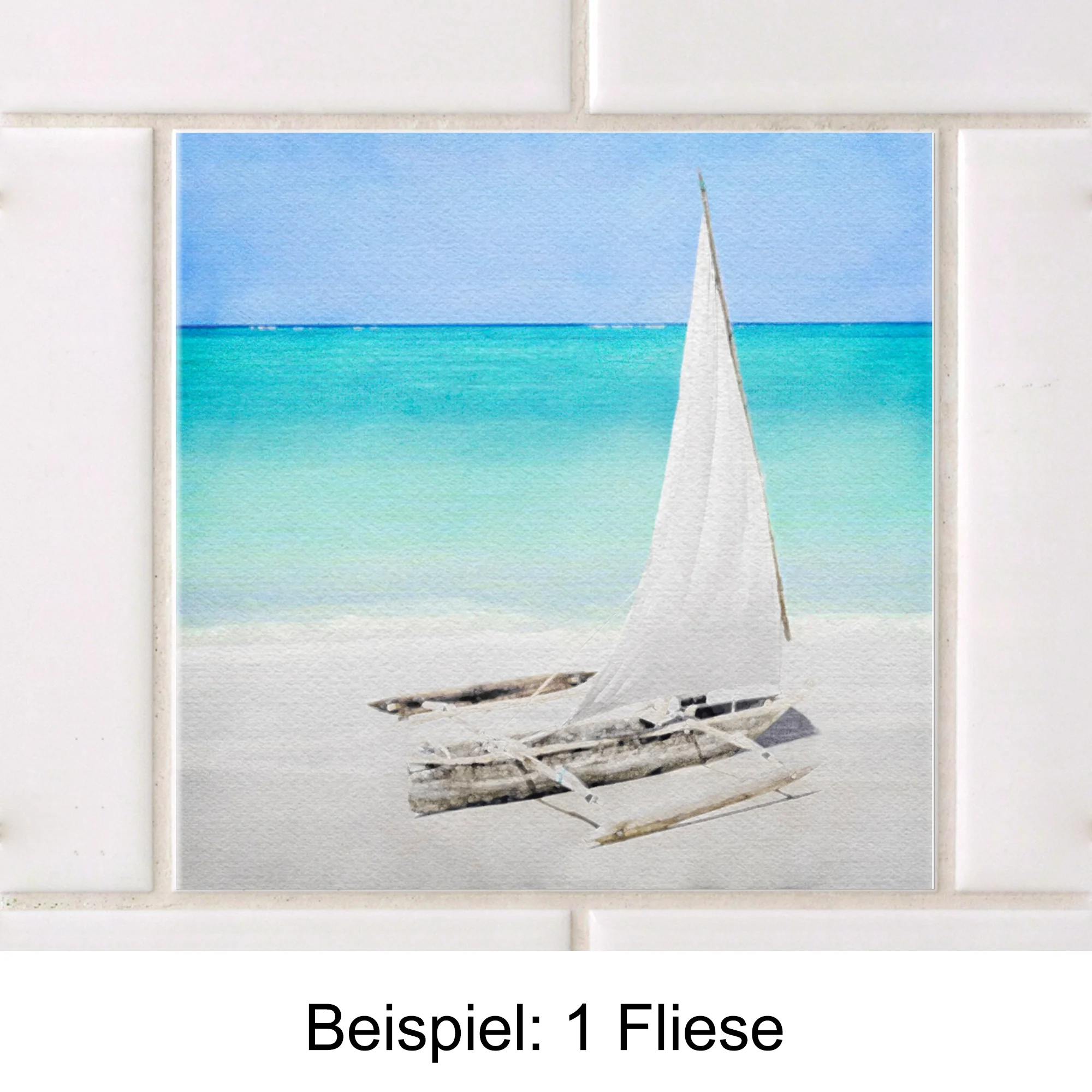 Fliesenaufkleber Strandhaus - Image 3