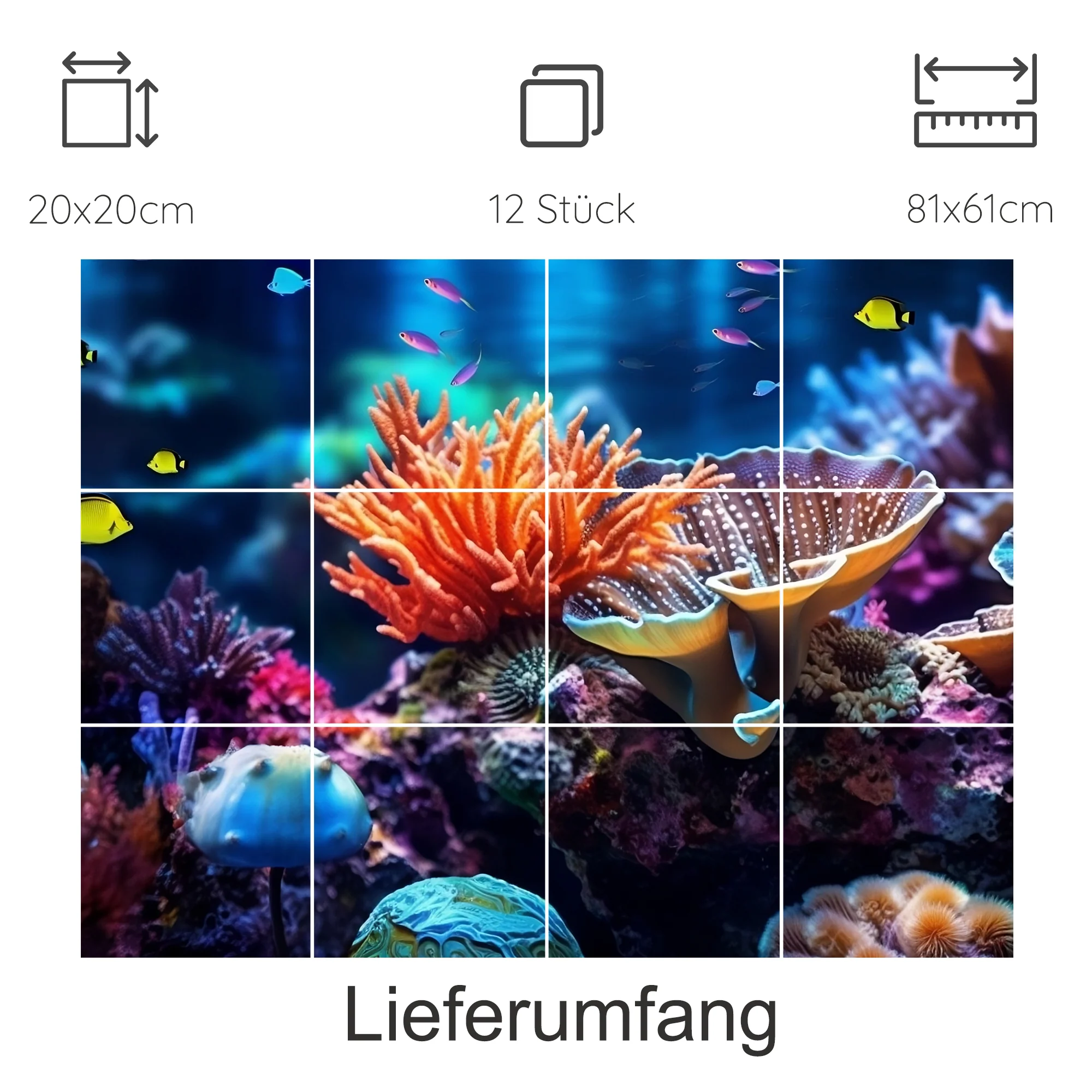 Fliesenaufkleber Unterwasserwelt - Ein Blick ins Meer - Image 18