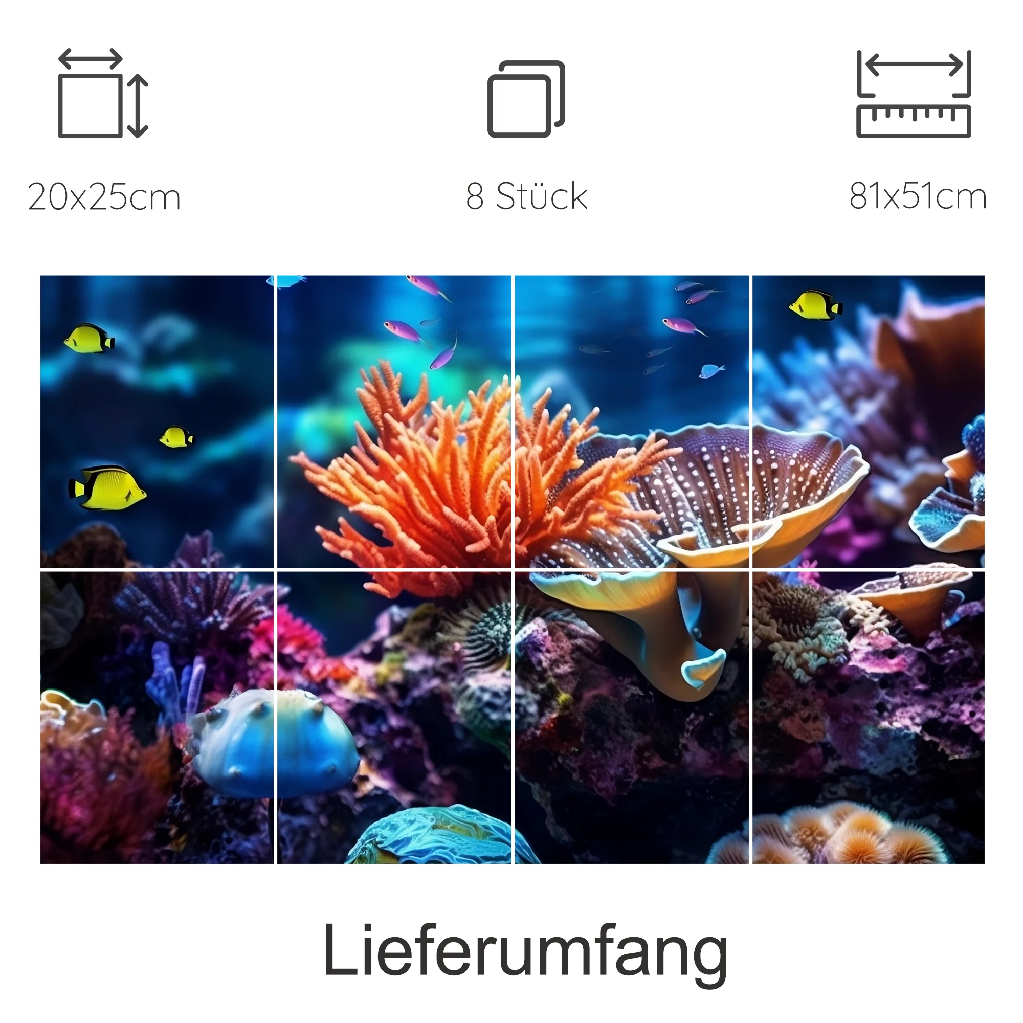 Fliesenaufkleber Unterwasserwelt - Ein Blick ins Meer - Image 6
