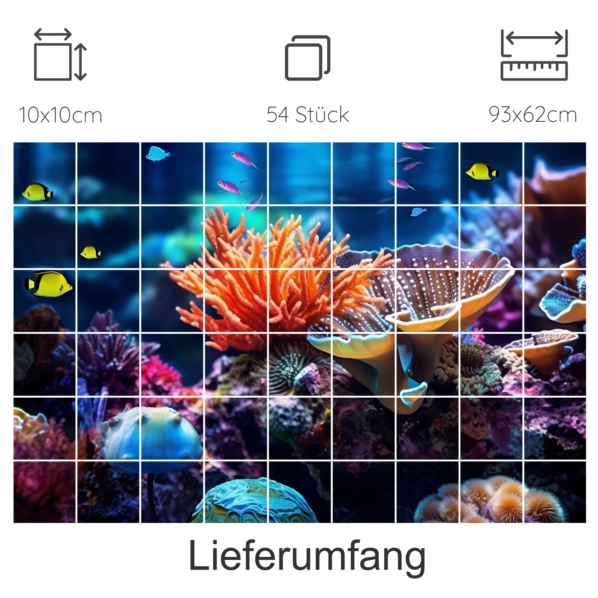Fliesenaufkleber Unterwasserwelt - Ein Blick ins Meer - Image 9