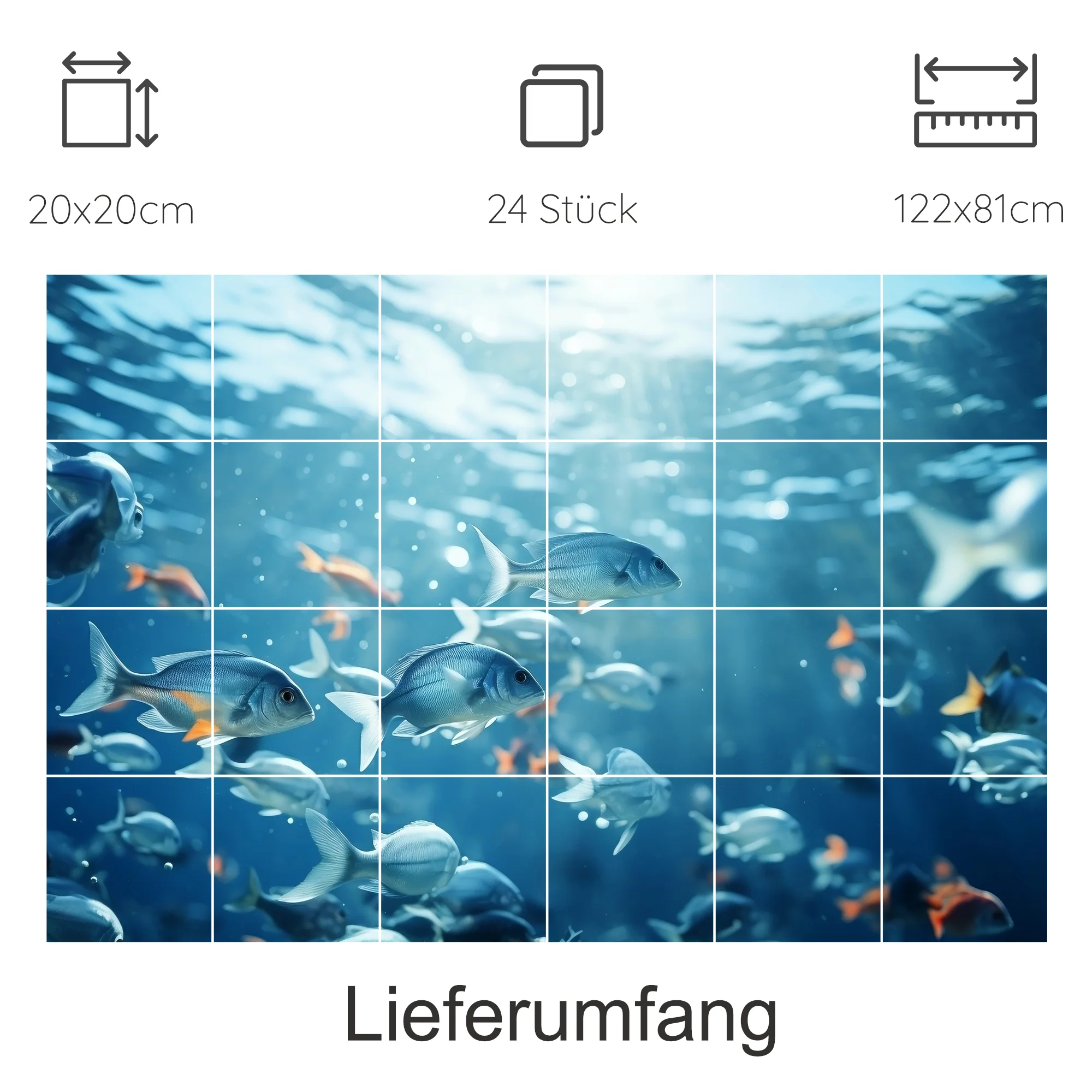 Fliesenaufkleber Unterwasserwelt - Ein Blick ins Meer - Image 17