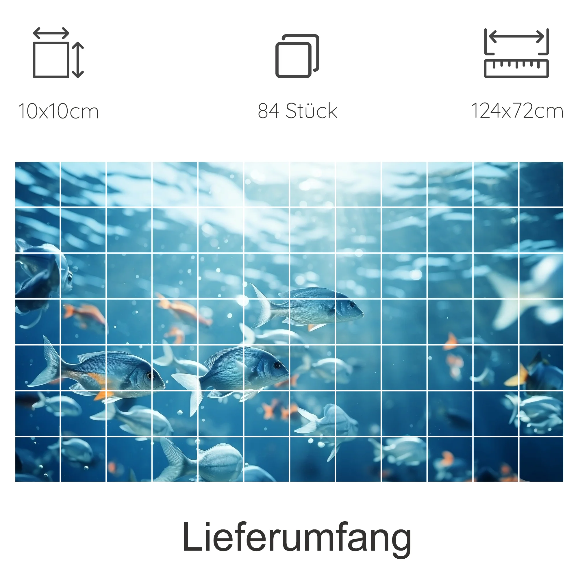 Fliesenaufkleber Unterwasserwelt - Ein Blick ins Meer - Image 8