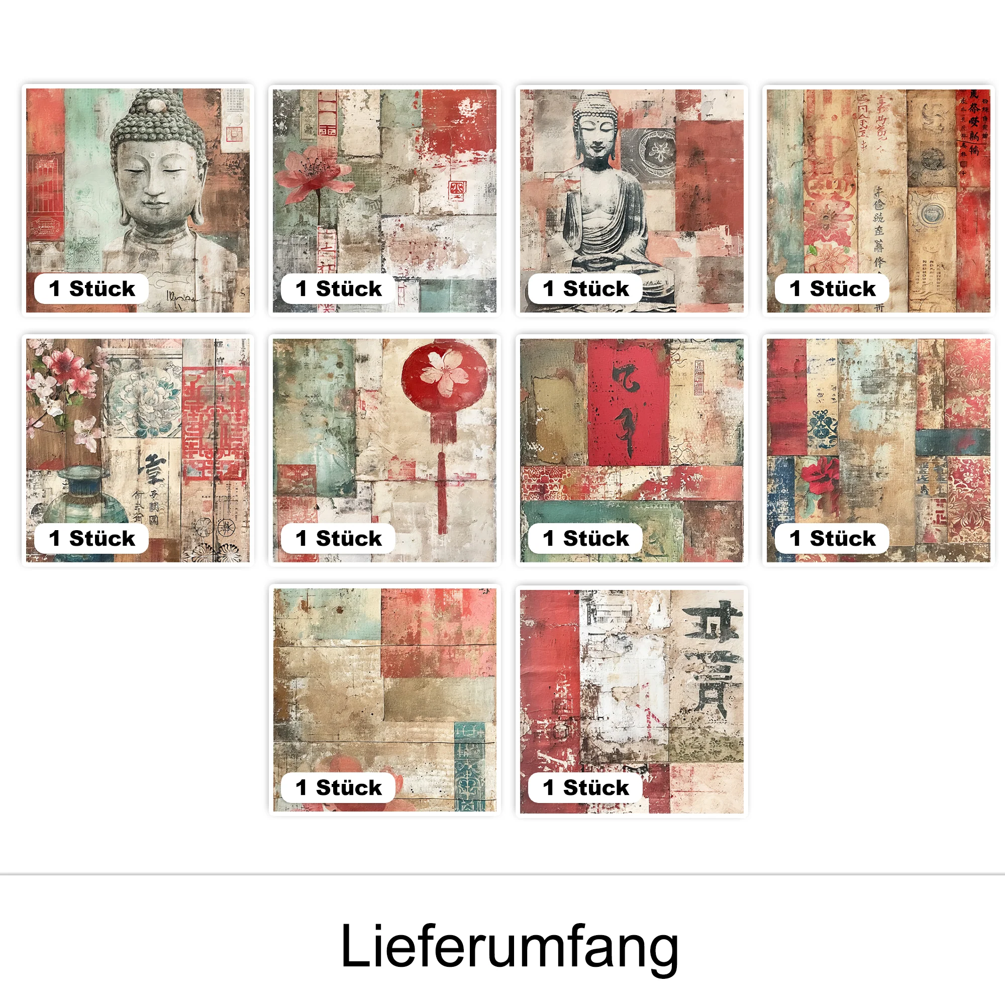 Fliesenaufkleber Vintage-Chic - Image 2