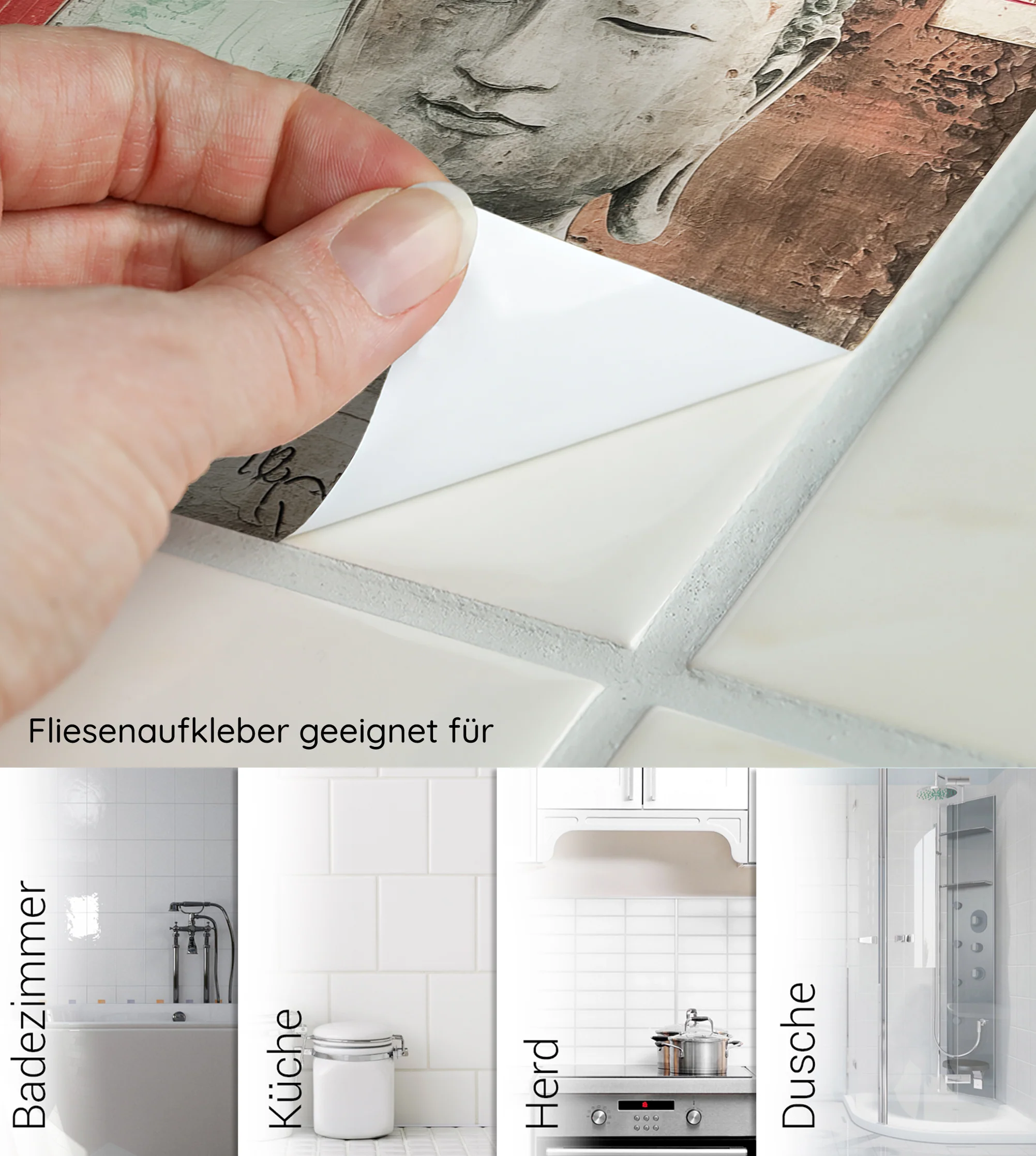 Fliesenaufkleber Vintage-Chic - Image 6
