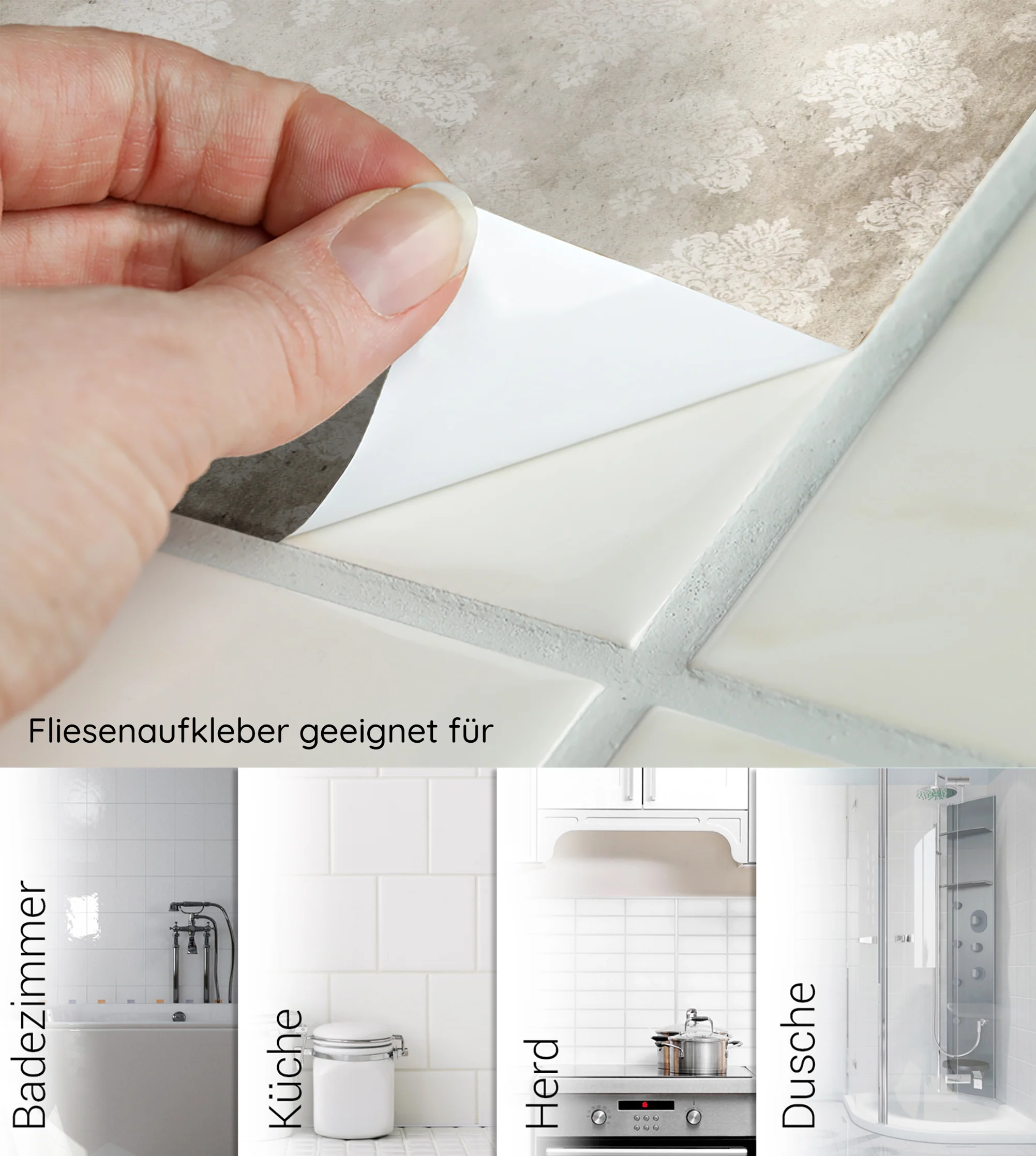 Fliesenaufkleber Vintage-Muster - Image 6