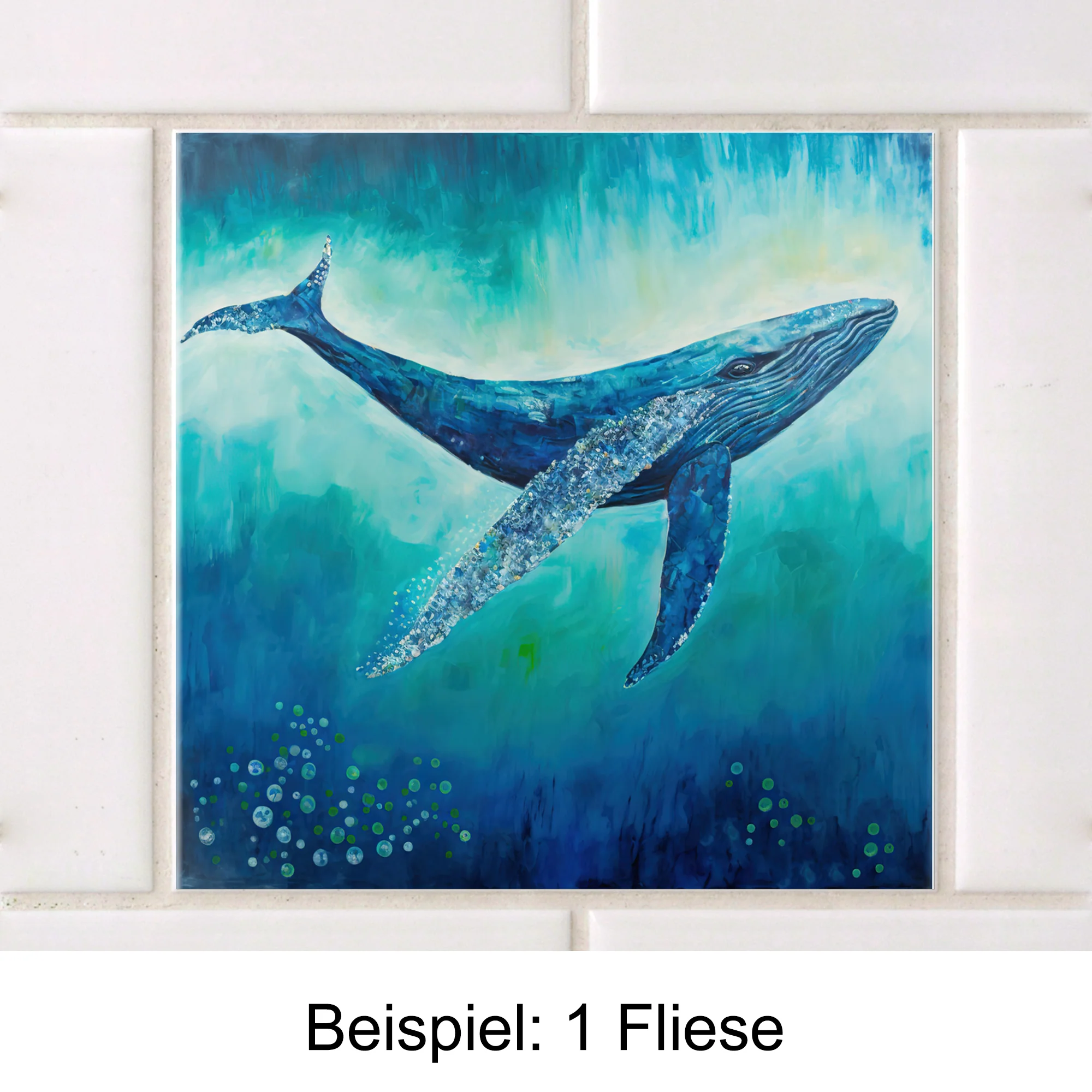 Fliesenaufkleber Wal - Image 3