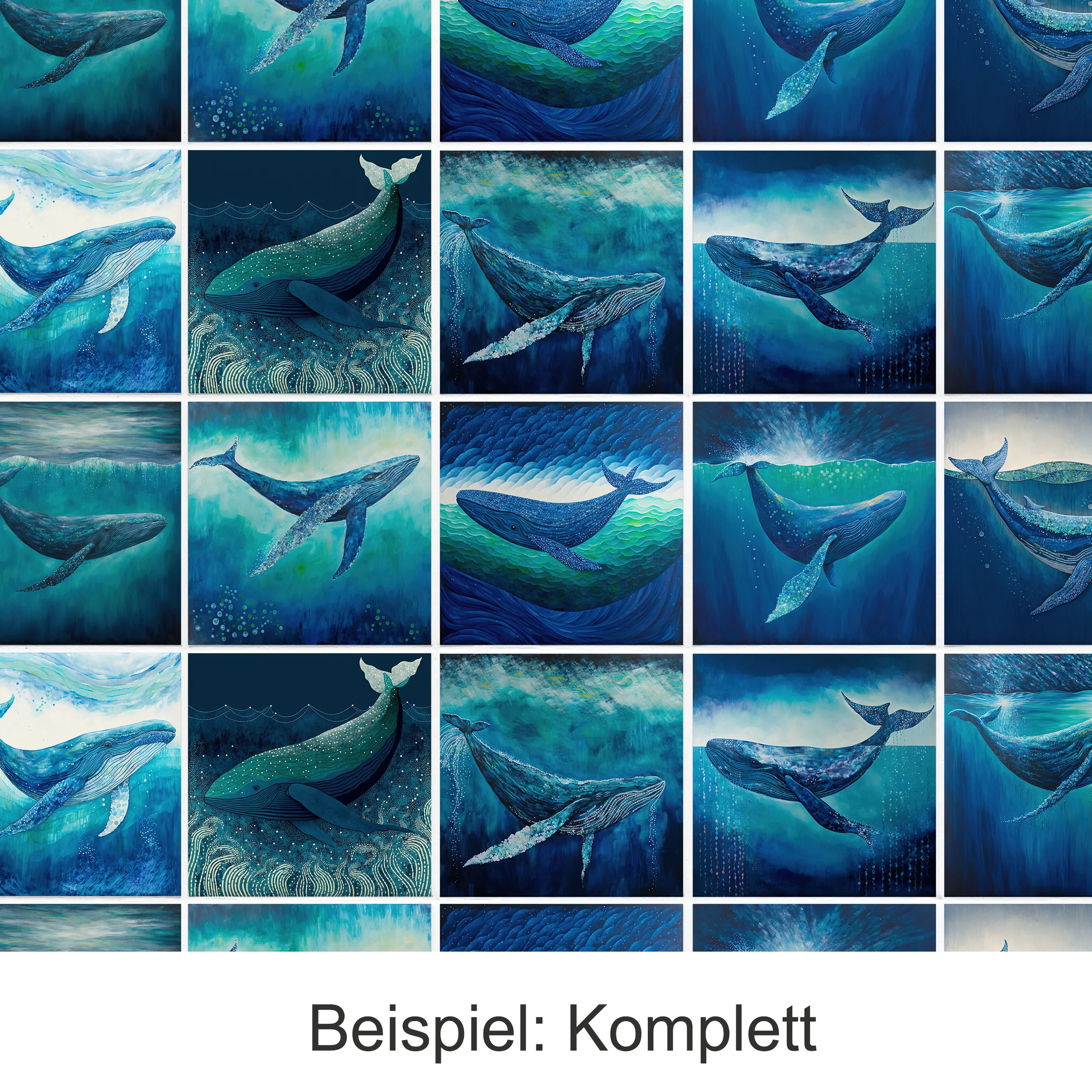 Fliesenaufkleber Wal - Image 5